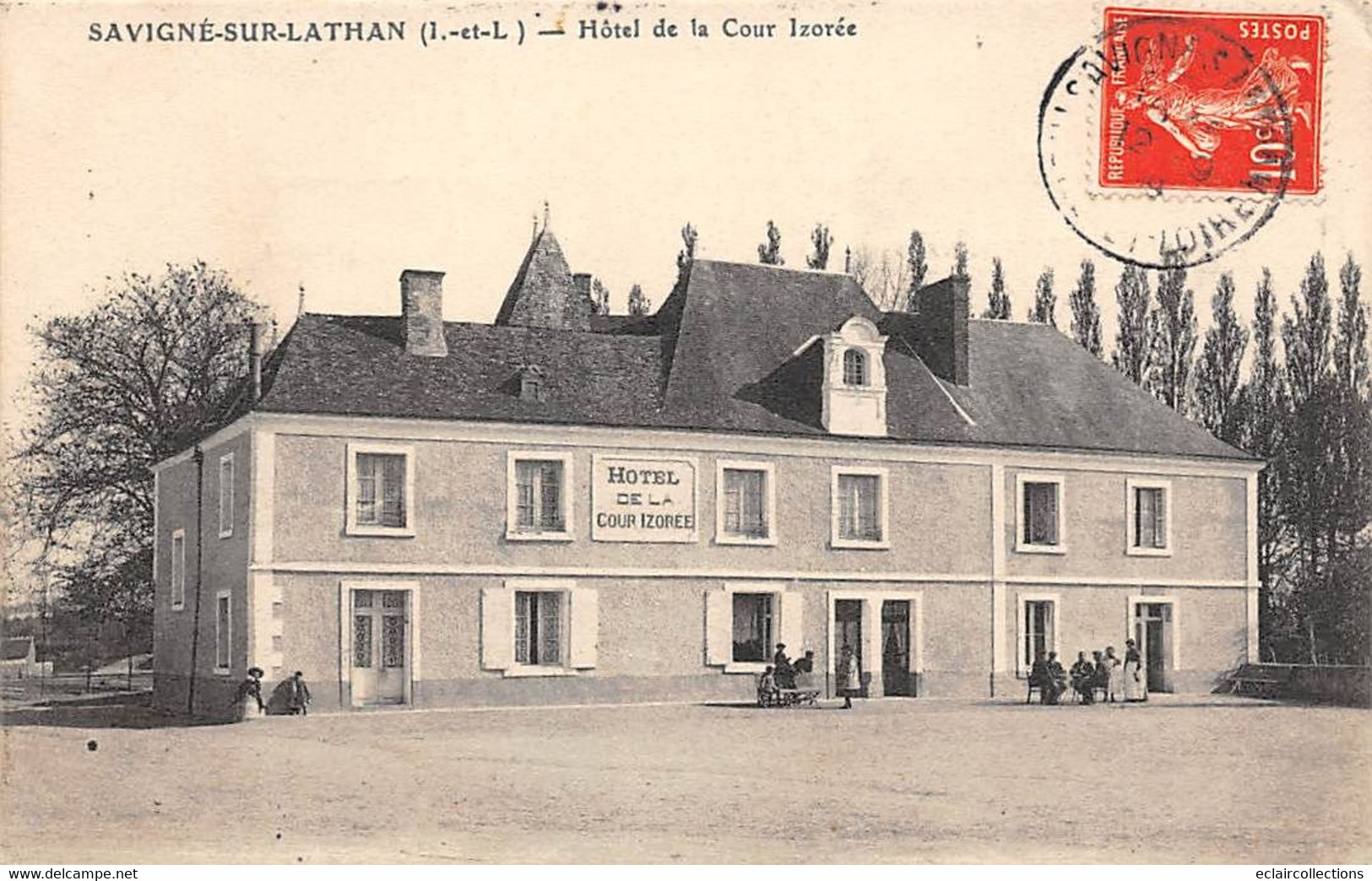 Savigné-sur-Lathan        37          Hôtel De La Cour Dorée  -  2  -      (voir Scan) - Andere & Zonder Classificatie