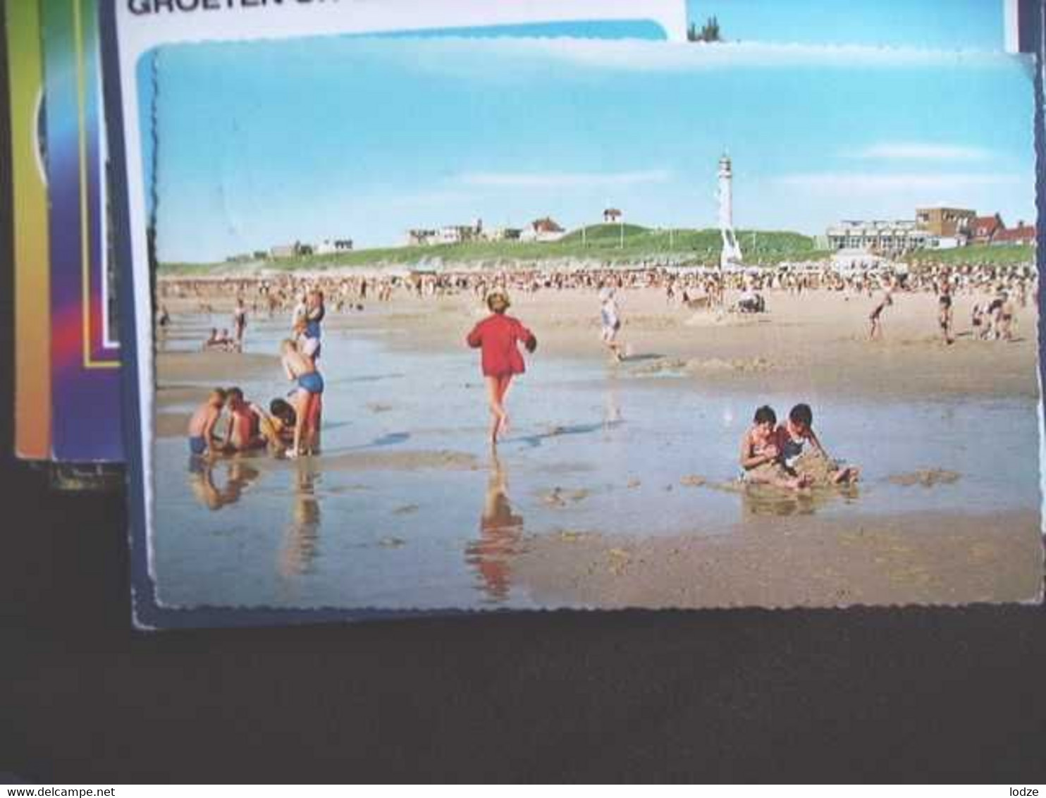 Nederland Holland Pays Bas Egmond Aan Zee Met Strandtafereel - Egmond Aan Zee