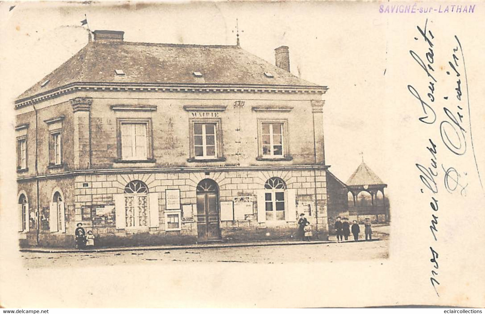 Savigné-sur-Lathan        37          La Mairie.   Carte Photo     (voir Scan) - Sonstige & Ohne Zuordnung