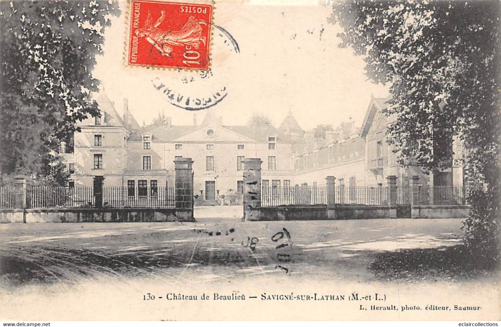 Savigné-sur-Lathan        37          Château De Beaulieu    N° 130     (voir Scan) - Otros & Sin Clasificación