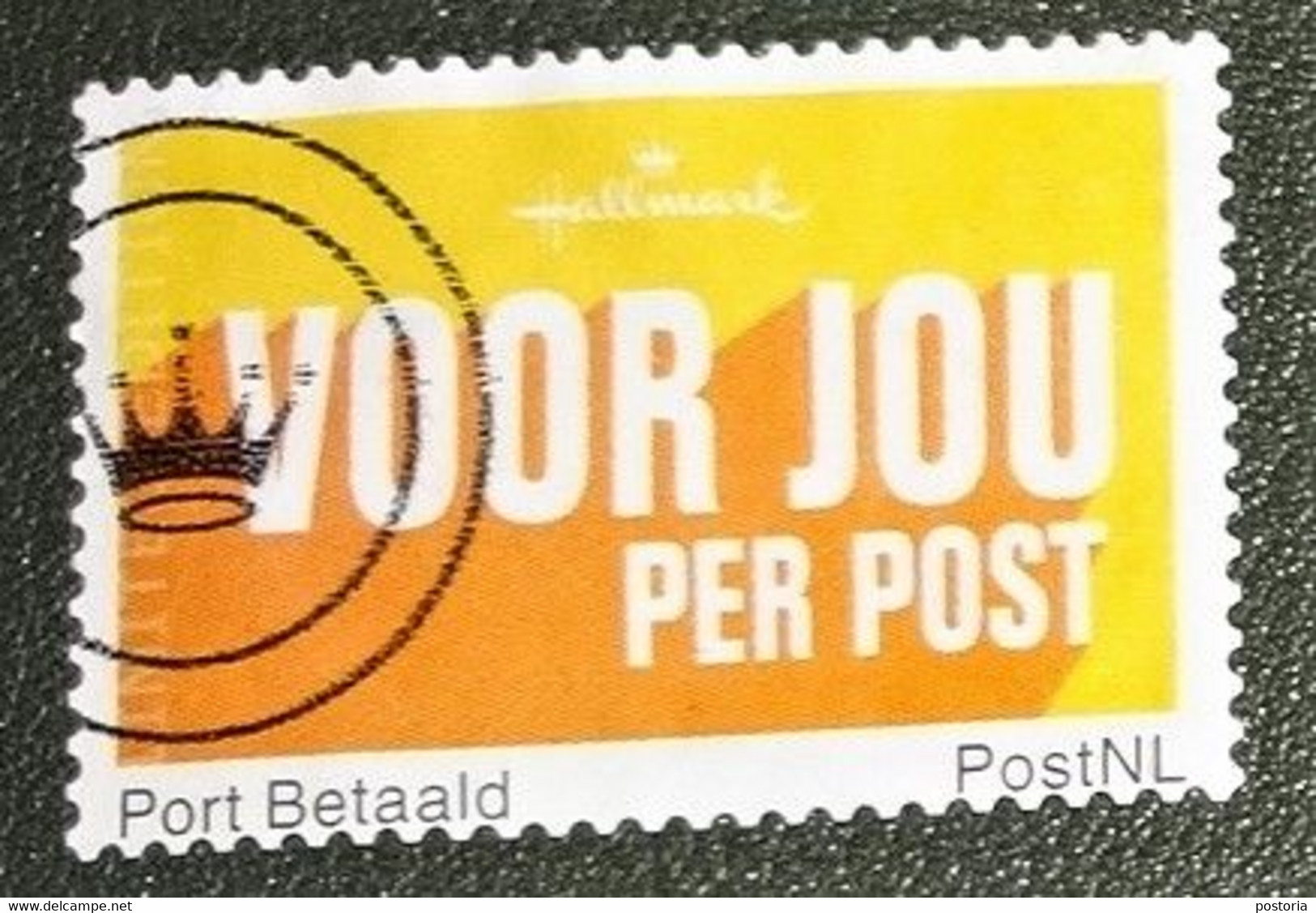 Nederland - NVPH - Persoonlijke - Gebruikt - Port Betaald - Hallmark - Voor Jou - Kroontje - Timbres Personnalisés