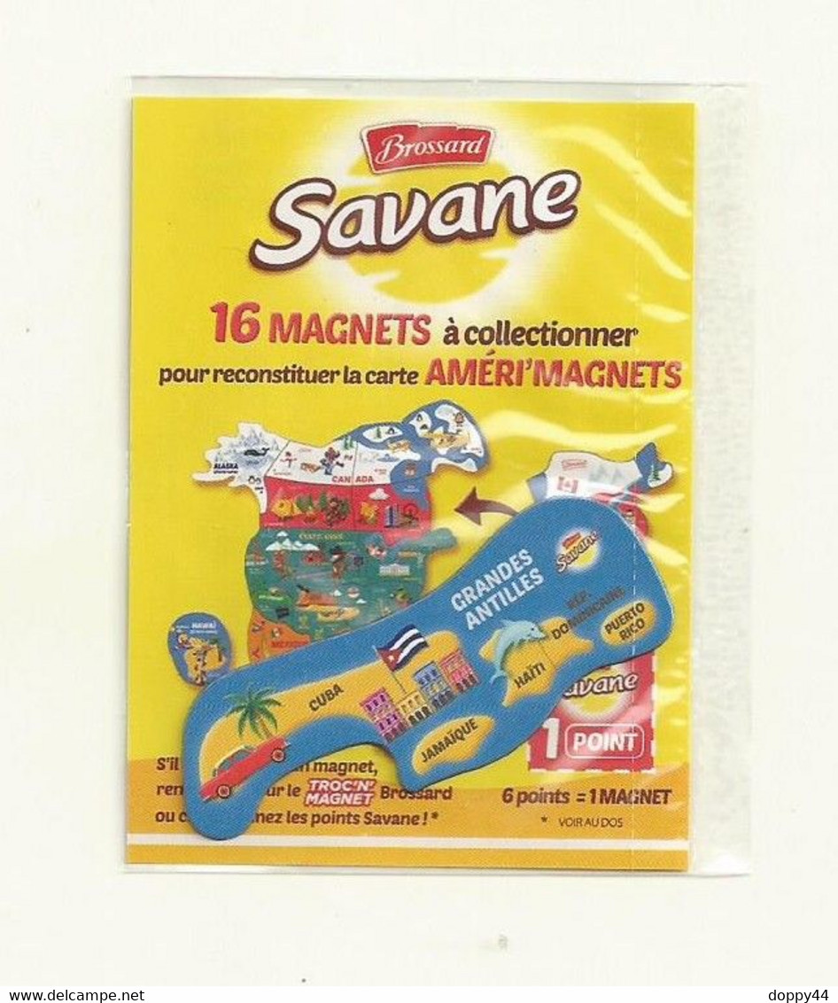 MAGNET SAVANE  AMERI'MAGNETS GRANDES ANTILLES SOUS  BLISTER FERME. - Tourisme