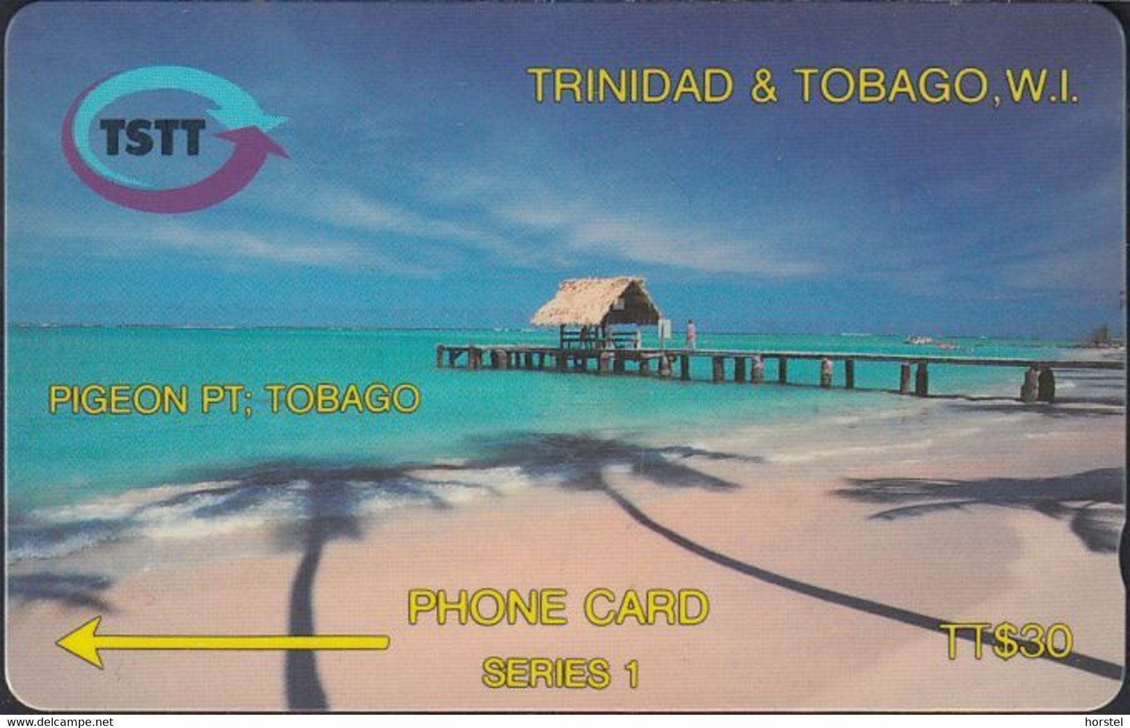 Trinidad & Tobago - T&T-2B - Pigeon Point - Hut - 2CTTB - Trinidad & Tobago