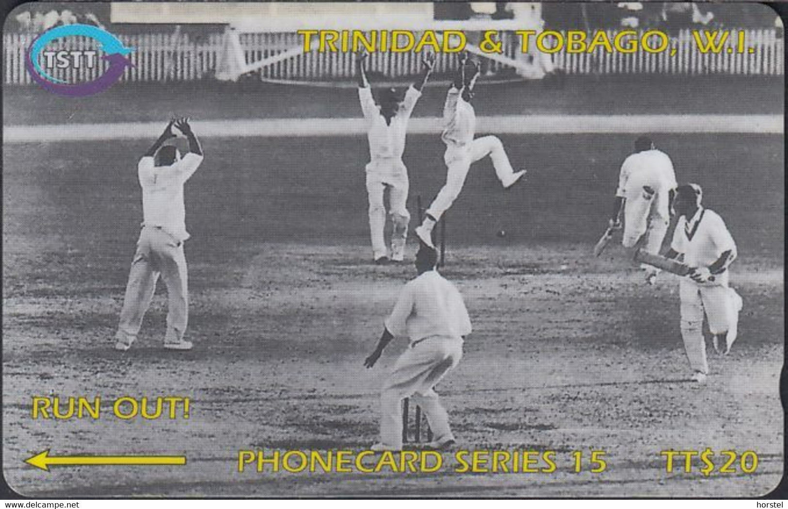 Trinidad & Tobago - T&T-118B - Cricket - "Run Out" - 118CTTB - Trinidad & Tobago