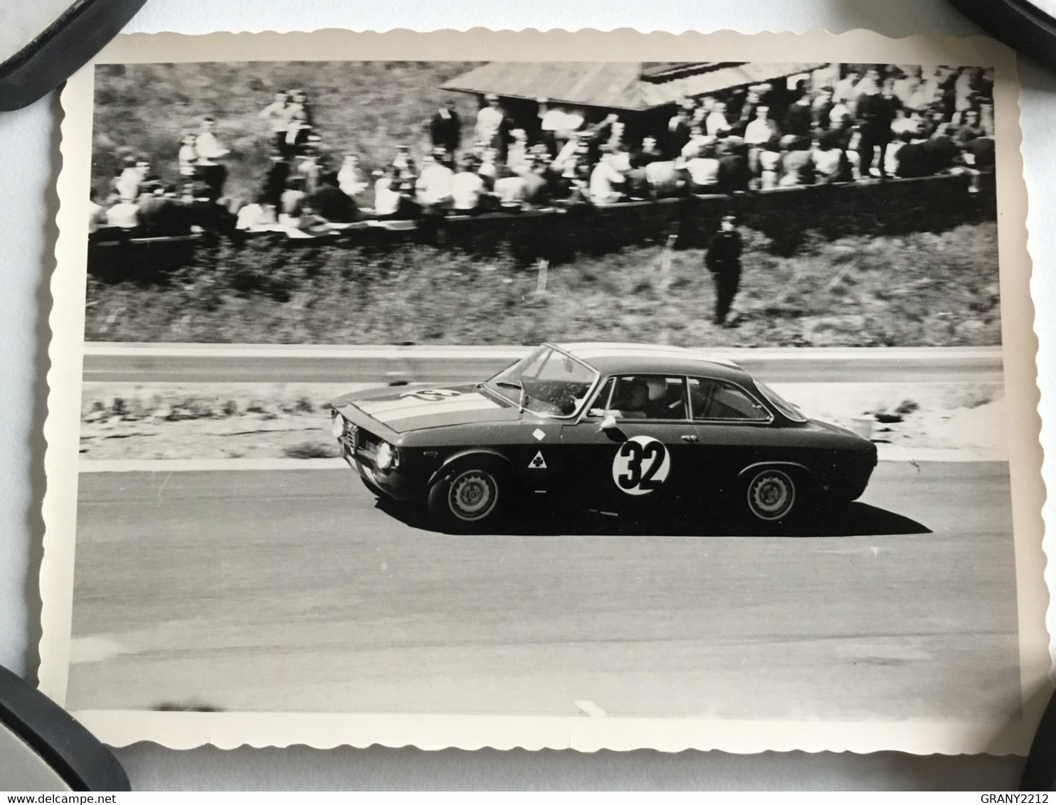 PHOTO ORIGINALE  ALFA Nº32   AUTO RACE SPA  FRANCORCHAMPS 1960/1970  (12 X 9 Cm ) - Automobile