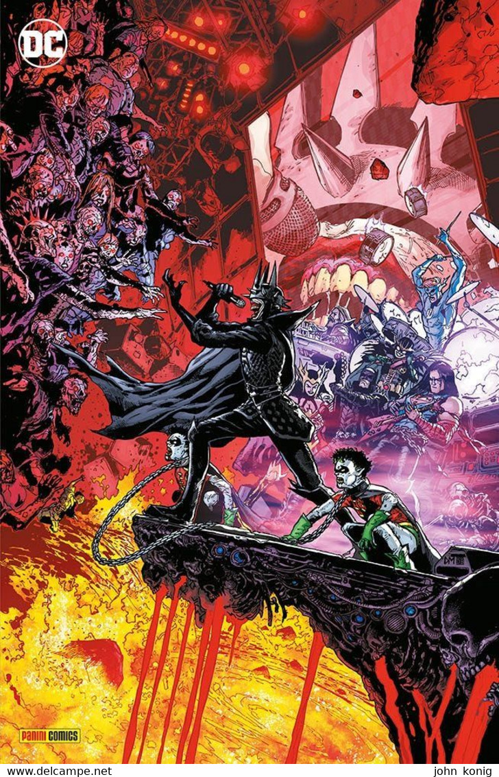 Batman Death Metal variant cover (metallizzata) SERIE COMPLETA 7 ALBI (ANNO 2021)