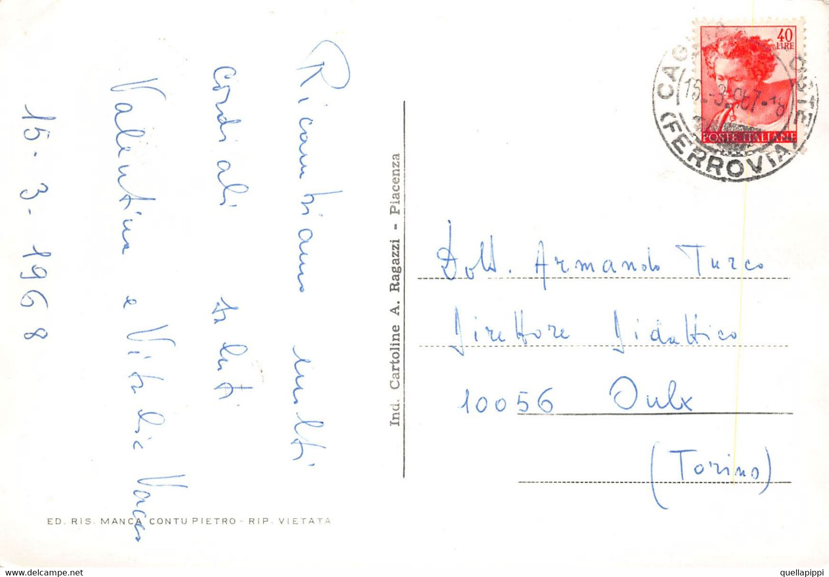 013355 "(NU) MEANA SARDO - SCORCIO PANORAMICO"     CART  SPED 1968 - Nuoro