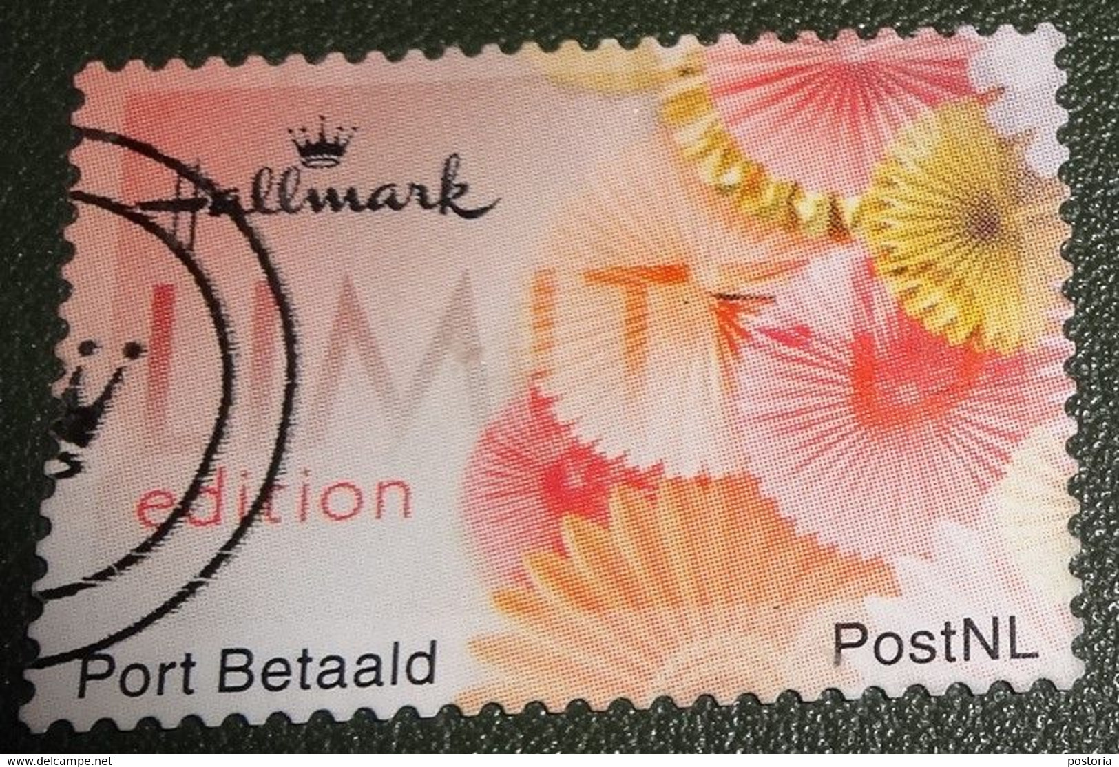 Nederland - NVPH - Persoonlijke - Gebruikt - Port Betaald - Hallmark - Bloemen - Limited - Kroontje - Timbres Personnalisés