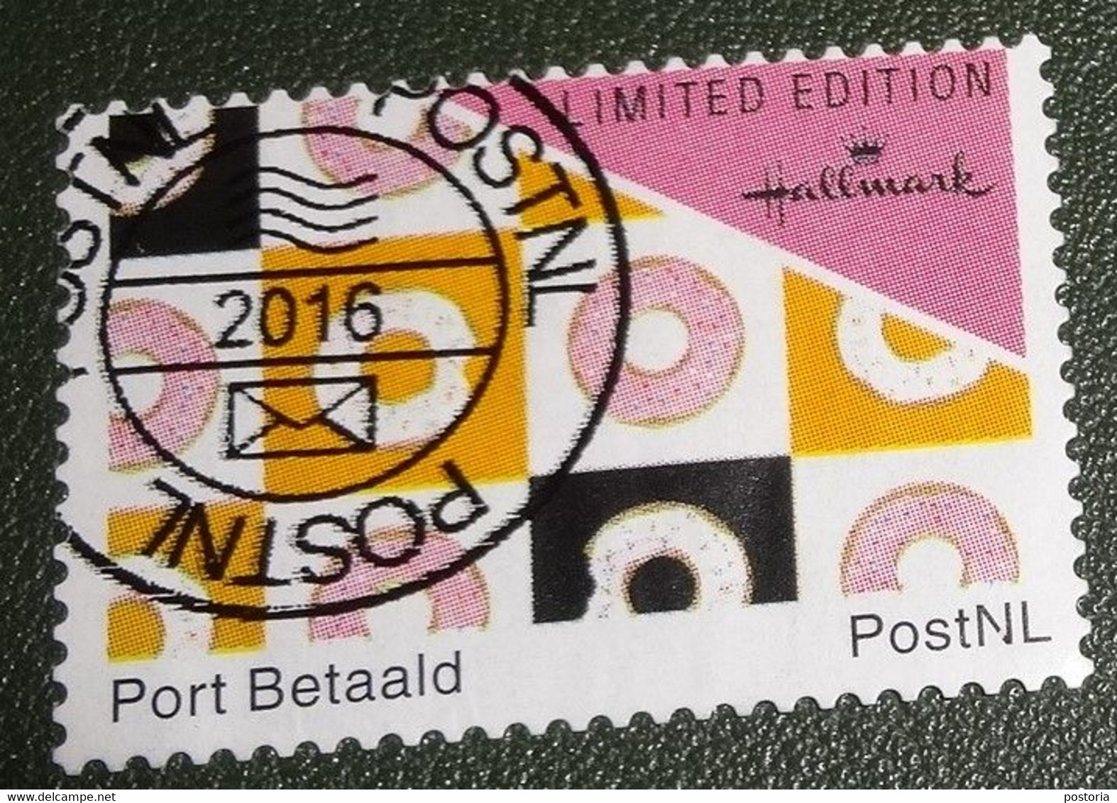 Nederland - NVPH - Persoonlijke - Gebruikt - Port Betaald - Hallmark - Donuts - Limited - Timbres Personnalisés