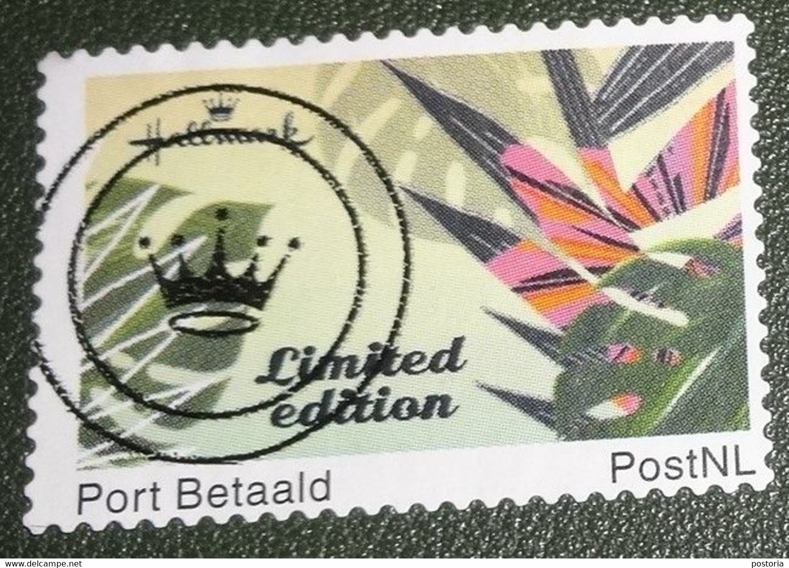 Nederland - NVPH - Persoonlijke - Gebruikt - Port Betaald - Hallmark - Plant - Limited - Kroontje - Timbres Personnalisés