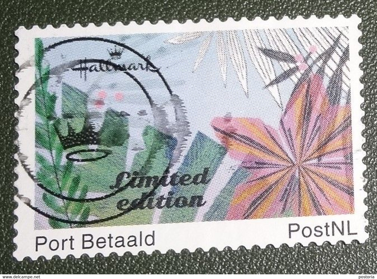 Nederland - NVPH - Persoonlijke - Gebruikt - Port Betaald - Hallmark - Plant - Limited - Kroontje - Timbres Personnalisés