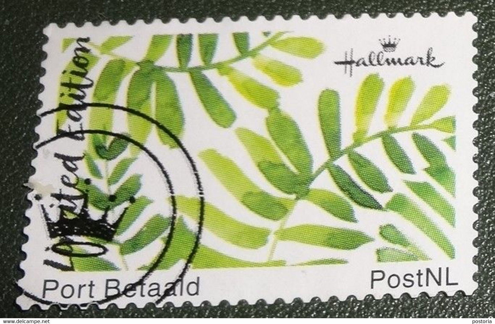 Nederland - NVPH - Persoonlijke - Gebruikt - Port Betaald - Hallmark - Plant - Limited - Kroontje - Timbres Personnalisés