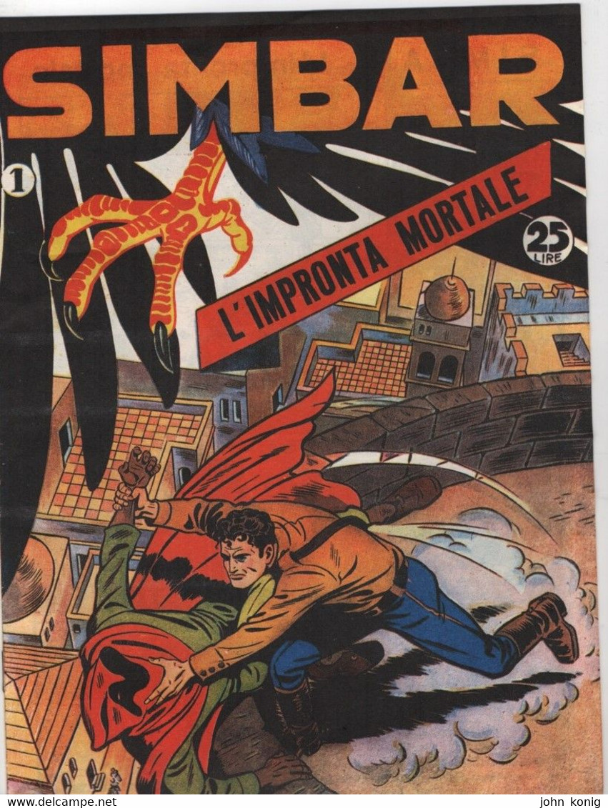 RISTAMPE ANASTATICHE - Simbar (serie Completa N.1-14) - ALBI GRANDE FORMATO, SPILLATI, NUOVI - Klassiekers 1930-50