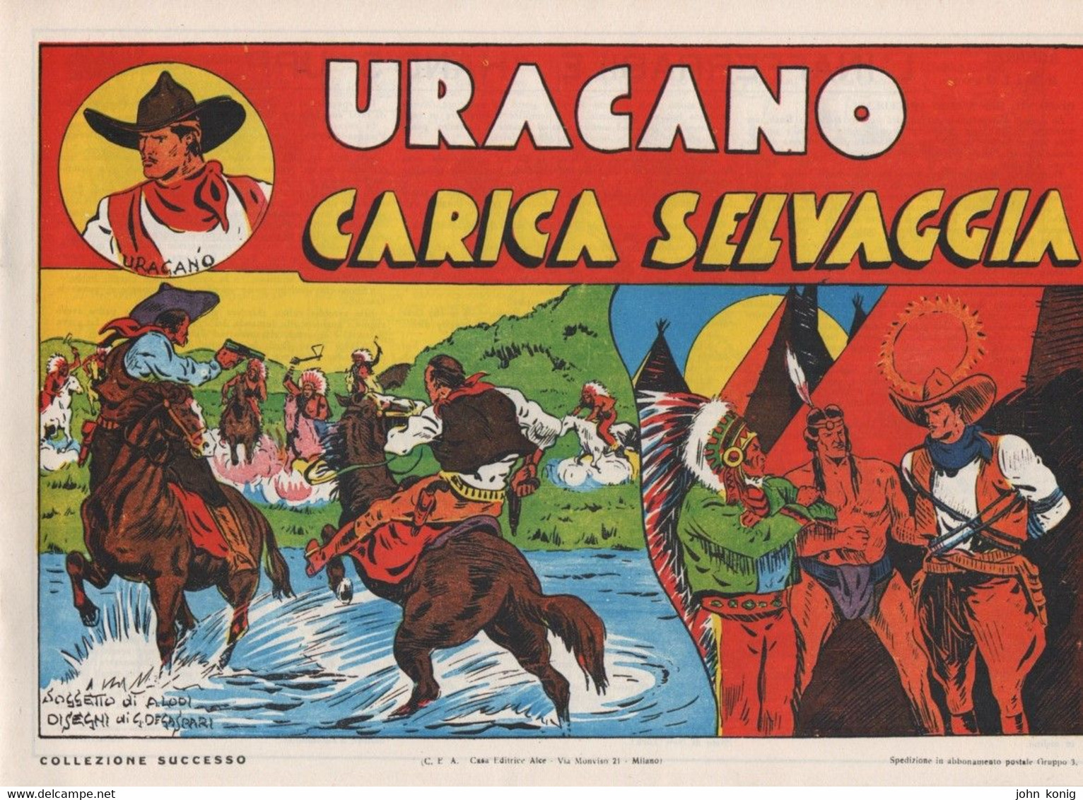 RISTAMPE ANASTATICHE - Uragano Collezione Successo (serie Completa N.1-6)- ALBI GRANDE FORMATO, SPILLATI, NUOVI - Classic (1930-50)