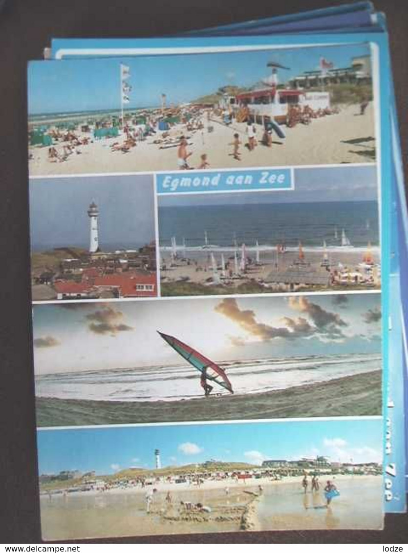 Nederland Holland Pays Bas Egmond Aan Zee Met Eenzame Surfer - Egmond Aan Zee