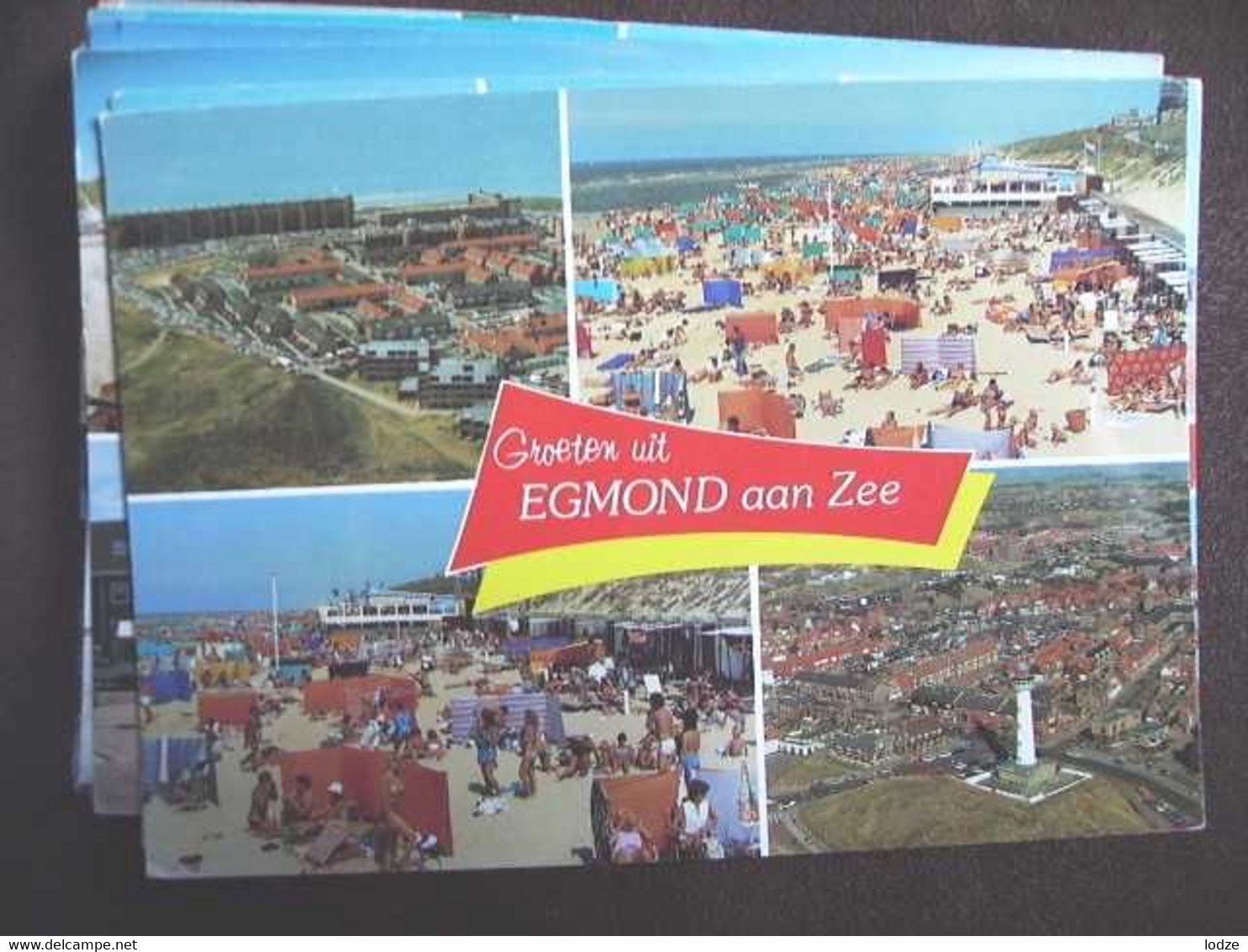 Nederland Holland Pays Bas Egmond Aan Zee Met Drukte Op Het Strand - Egmond Aan Zee
