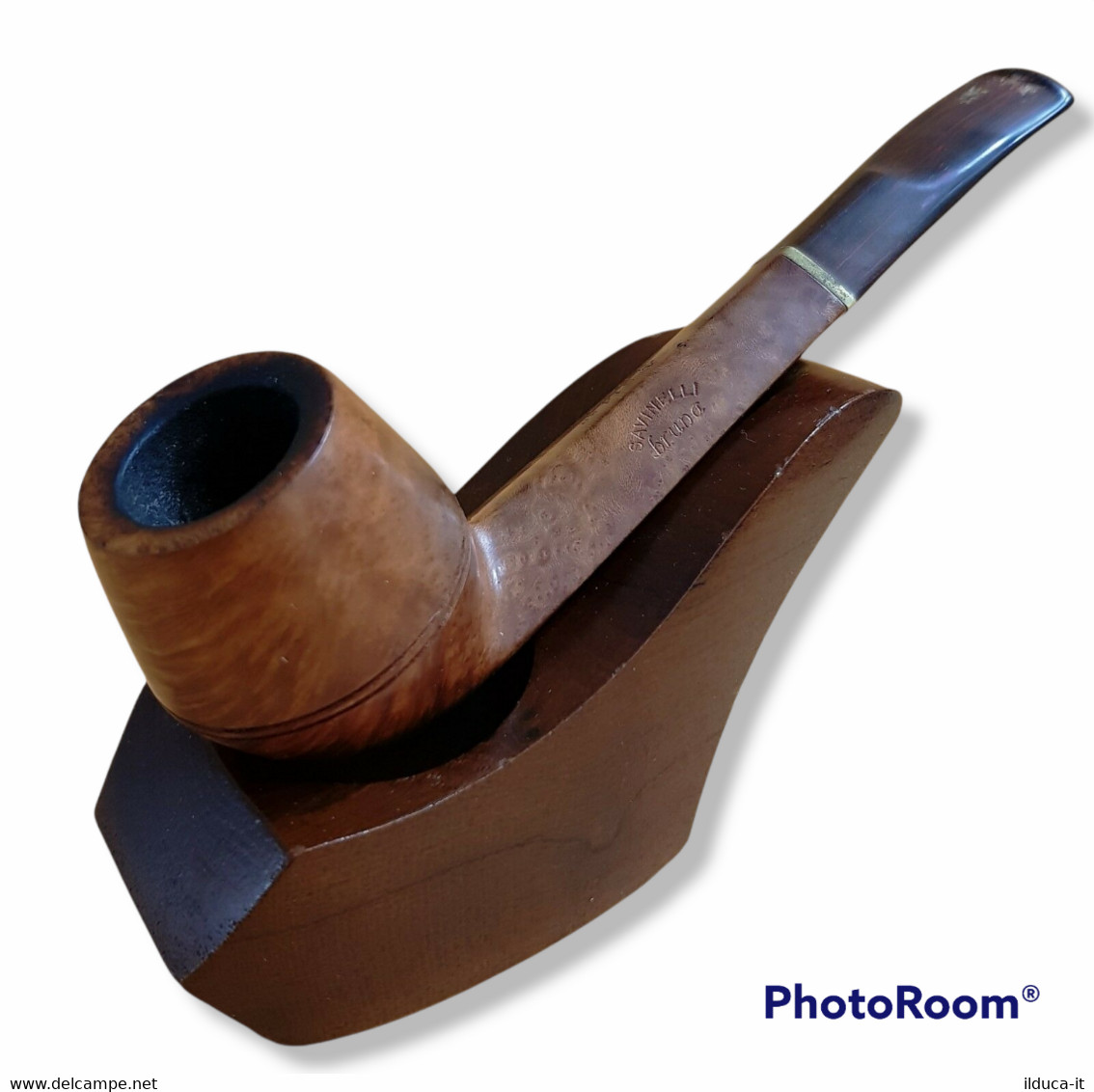 77024 Pipa SAVINELLI BRUNA 514 KS - Made In Italy - Pipa Fumata - Pijpen In Bruyèrehout