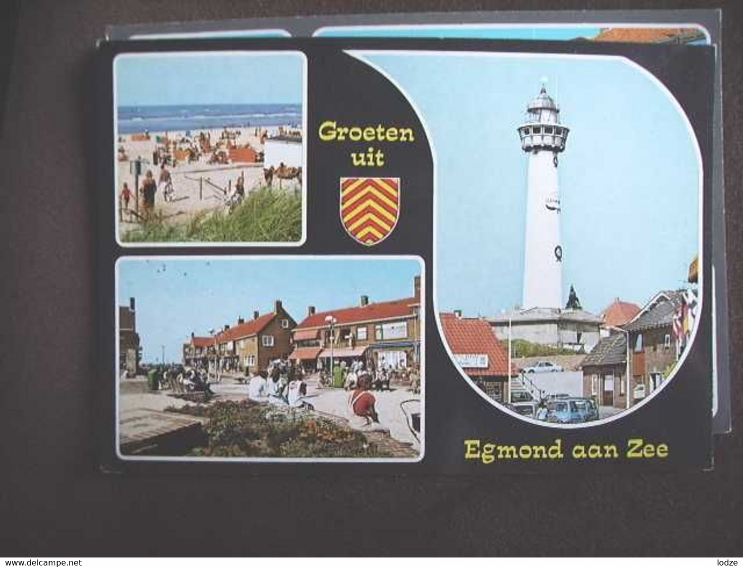 Nederland Holland Pays Bas Egmond Aan Zee Met Zwarte Rand - Egmond Aan Zee