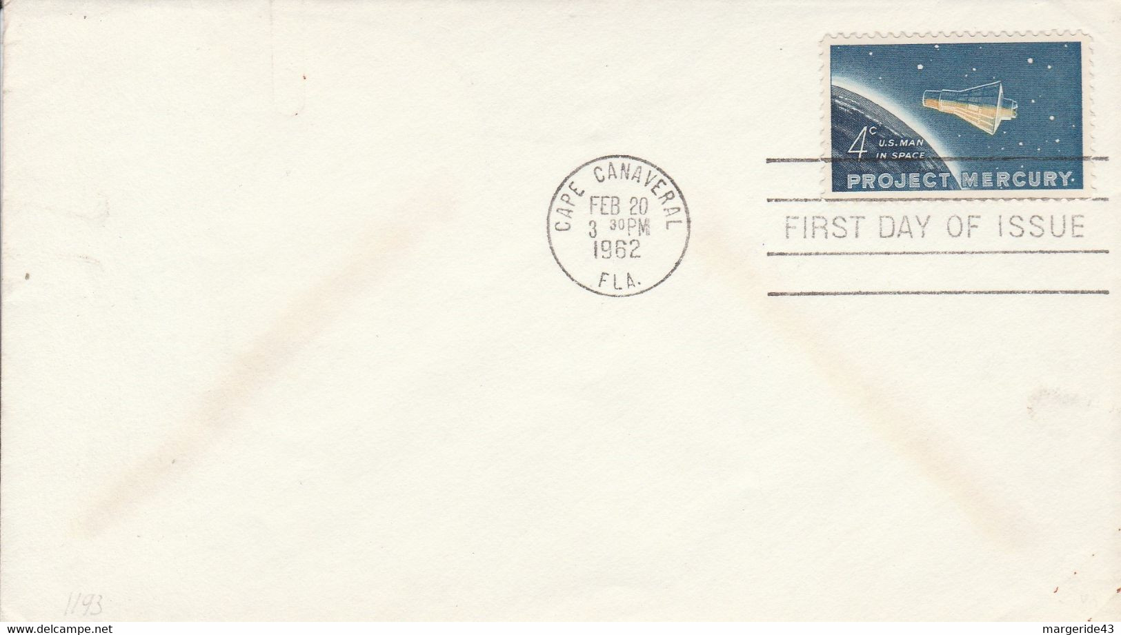 USA ETATS UNIS FDC 1962 PROJECT MERCURY - North  America