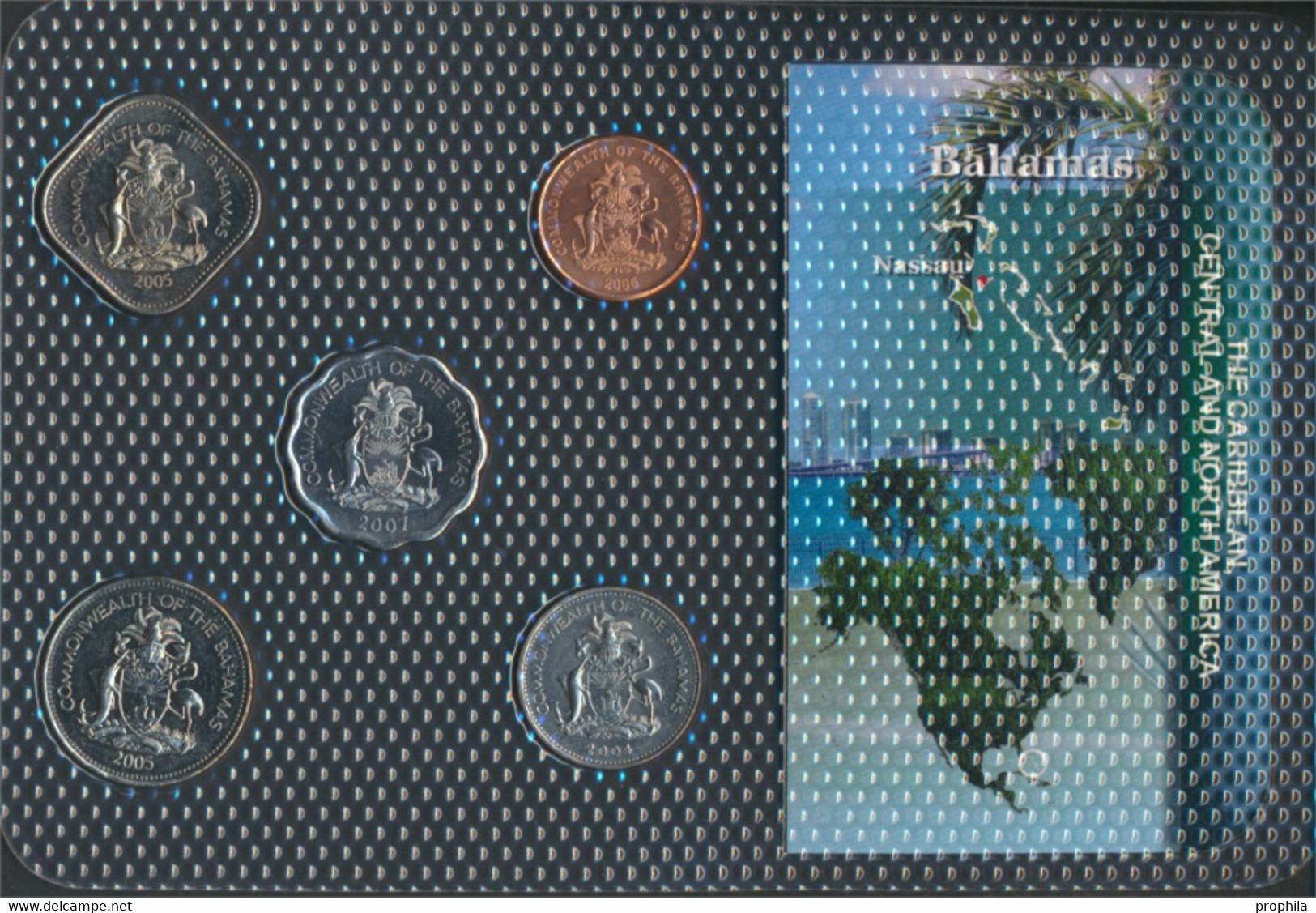 Bahamas Stgl./unzirkuliert Kursmünzen Stgl./unzirkuliert Ab 1974 1 Cent Bis 25 Cents (9648415 - Bahamas