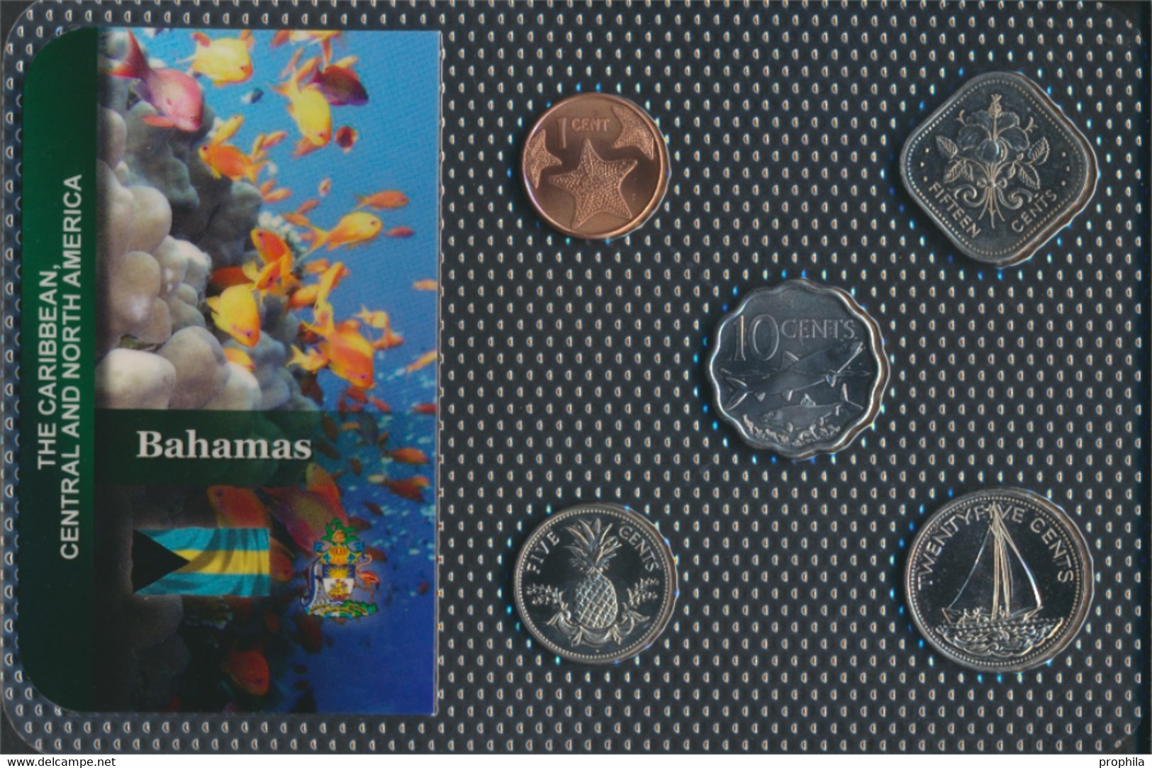 Bahamas Stgl./unzirkuliert Kursmünzen Stgl./unzirkuliert Ab 1974 1 Cent Bis 25 Cents (9648416 - Bahamas