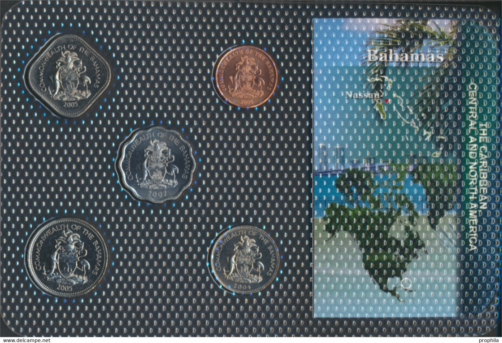 Bahamas Stgl./unzirkuliert Kursmünzen Stgl./unzirkuliert Ab 1974 1 Cent Bis 25 Cents (9648416 - Bahamas