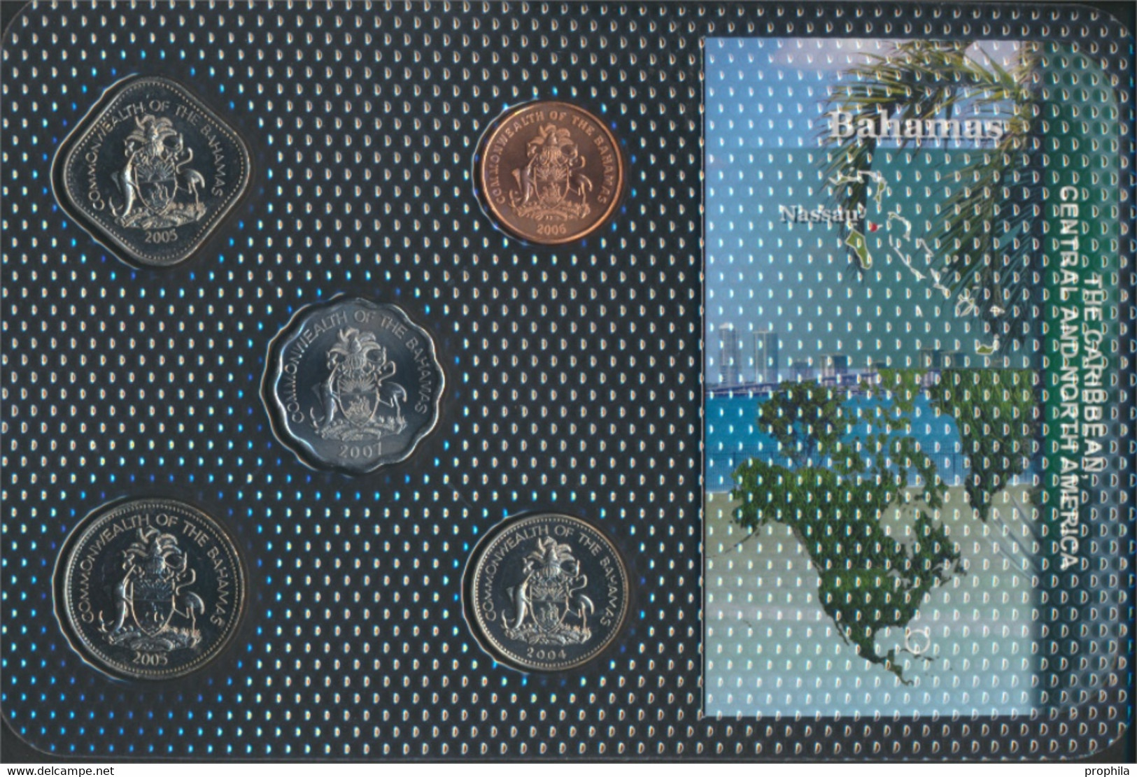 Bahamas Stgl./unzirkuliert Kursmünzen Stgl./unzirkuliert Ab 1974 1 Cent Bis 25 Cents (9648417 - Bahamas