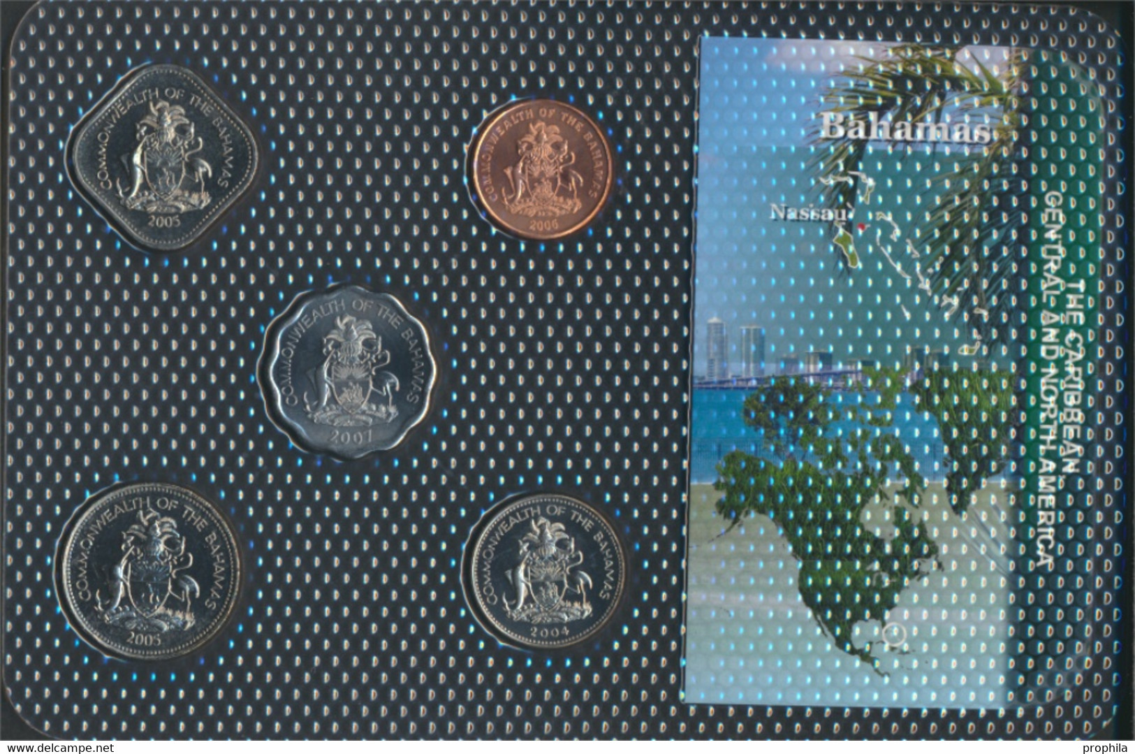 Bahamas Stgl./unzirkuliert Kursmünzen Stgl./unzirkuliert Ab 1974 1 Cent Bis 25 Cents (9648418 - Bahamas
