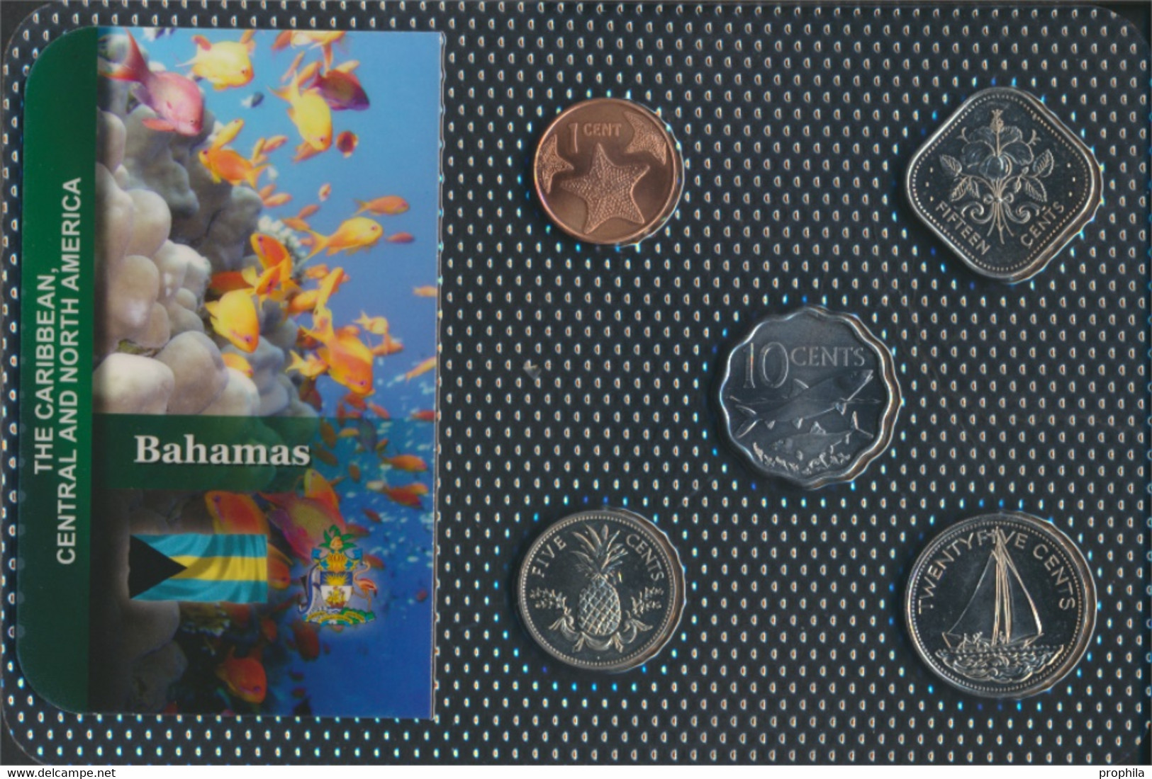 Bahamas Stgl./unzirkuliert Kursmünzen Stgl./unzirkuliert Ab 1974 1 Cent Bis 25 Cents (9648419 - Bahamas