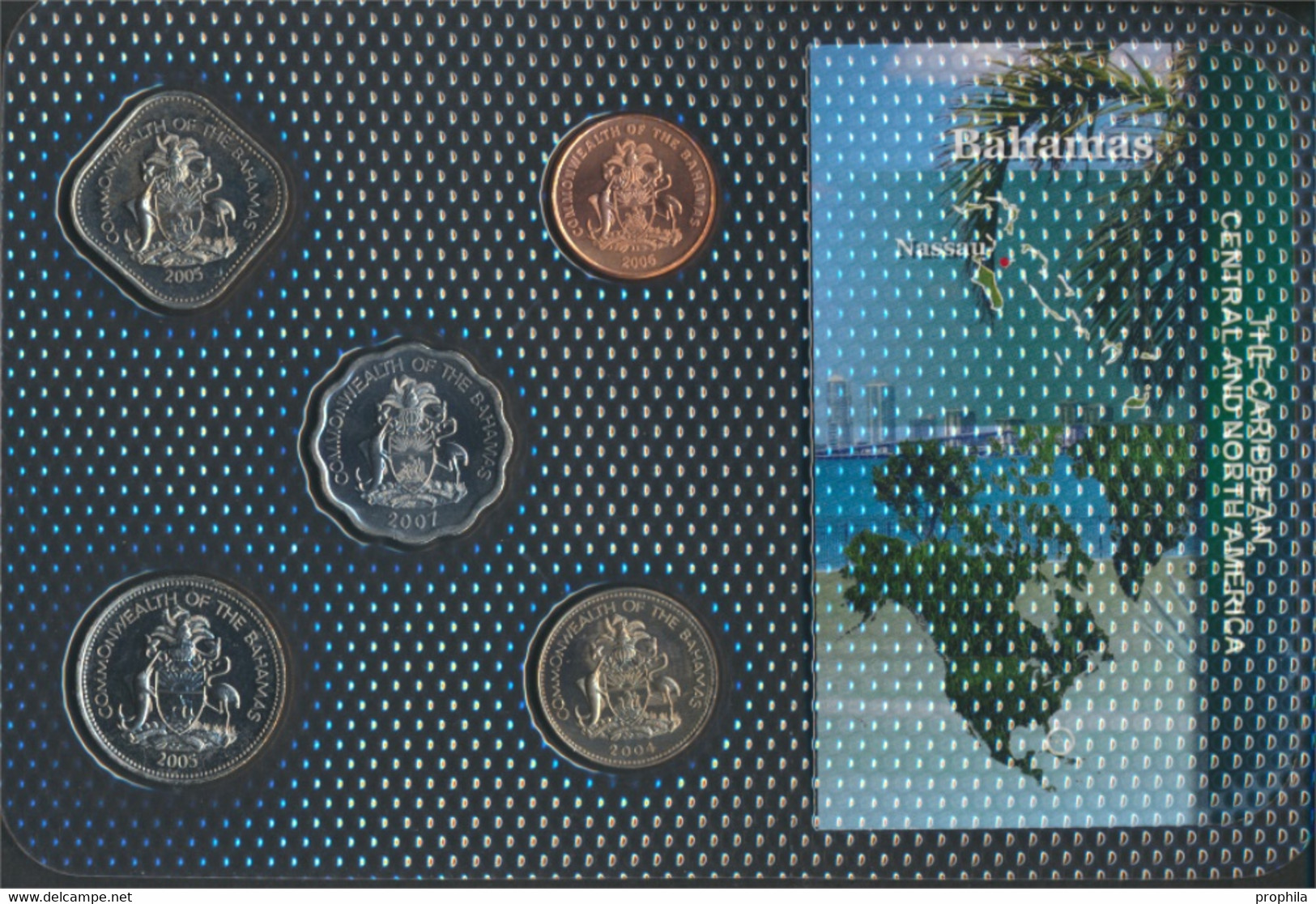 Bahamas Stgl./unzirkuliert Kursmünzen Stgl./unzirkuliert Ab 1974 1 Cent Bis 25 Cents (9648420 - Bahamas