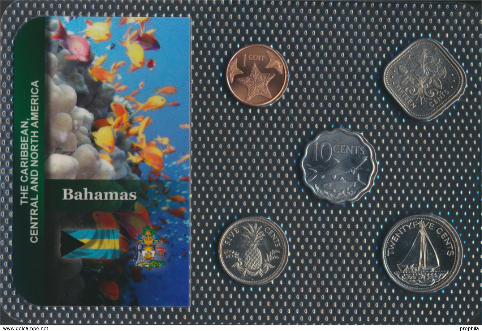 Bahamas Stgl./unzirkuliert Kursmünzen Stgl./unzirkuliert Ab 1974 1 Cent Bis 25 Cents (9648421 - Bahamas