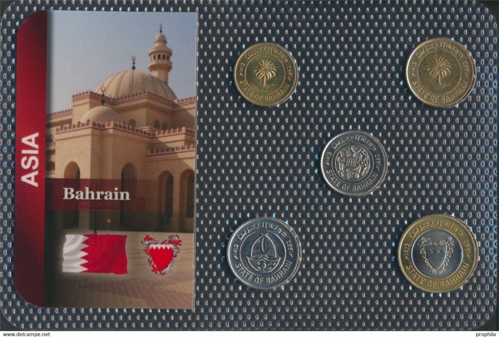 Bahrain Inseln Stgl./unzirkuliert Kursmünzen Stgl./unzirkuliert Ab 1991 5 Fils Bis 100 Fils (9648409 - Bahrein
