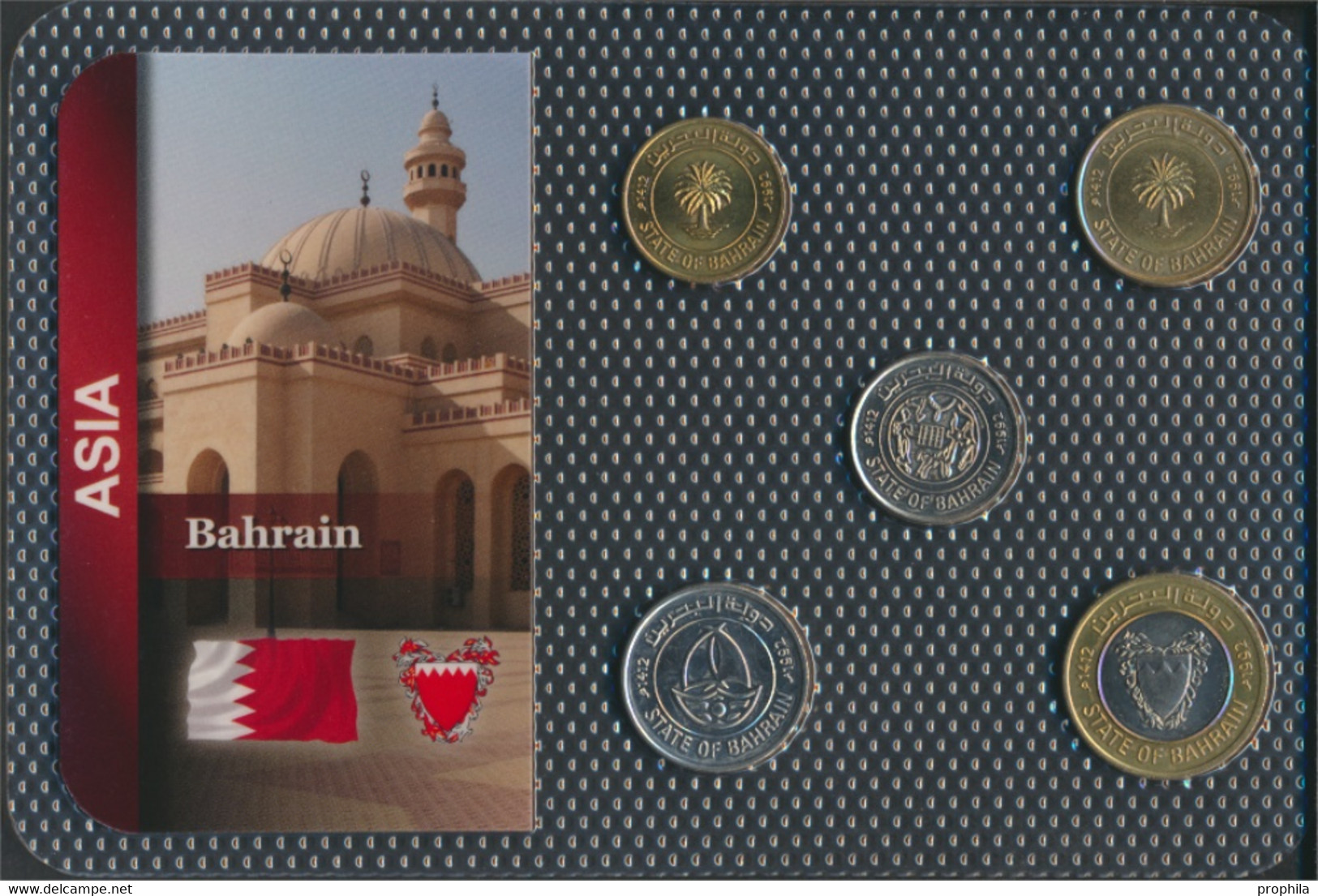 Bahrain Inseln Stgl./unzirkuliert Kursmünzen Stgl./unzirkuliert Ab 1991 5 Fils Bis 100 Fils (9648410 - Bahrein