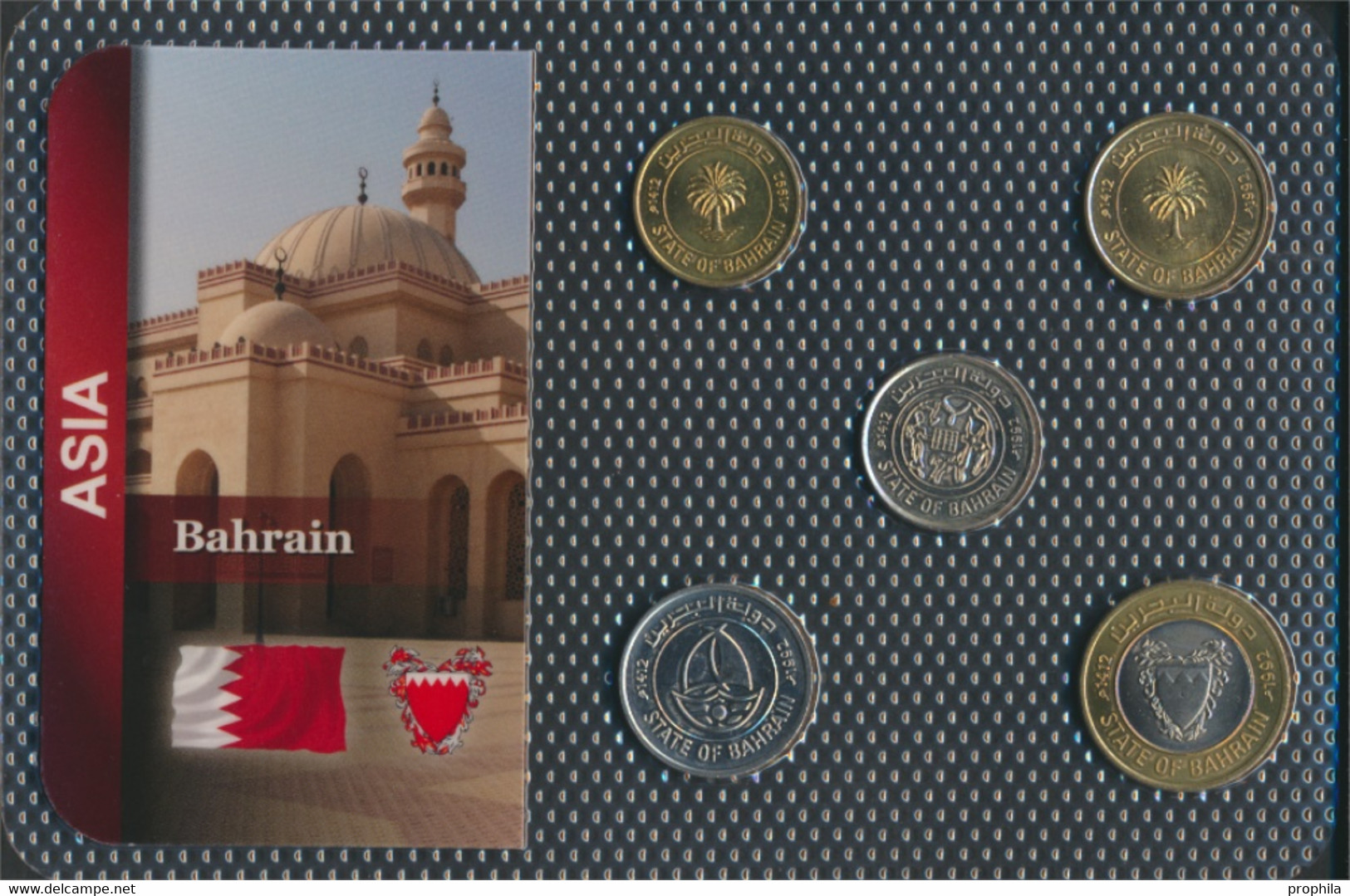 Bahrain Inseln Stgl./unzirkuliert Kursmünzen Stgl./unzirkuliert Ab 1991 5 Fils Bis 100 Fils (9648413 - Bahrein
