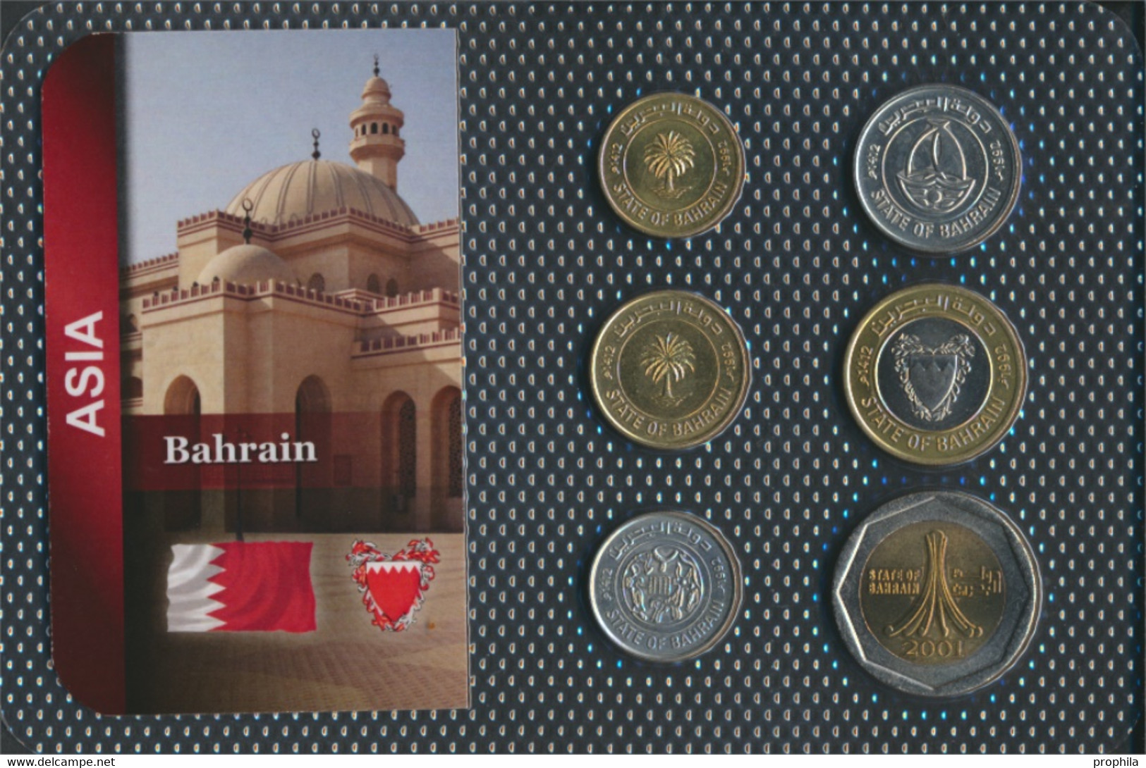 Bahrain Inseln Stgl./unzirkuliert Kursmünzen Stgl./unzirkuliert Ab 1991 5 Fils Bis 500 Fils (9648408 - Bahreïn