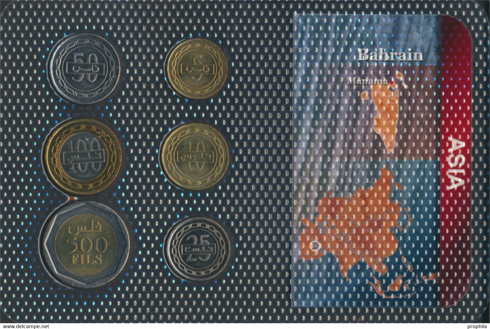 Bahrain Inseln Stgl./unzirkuliert Kursmünzen Stgl./unzirkuliert Ab 2002 5 Fils Bis 500 Fils (9648402 - Bahrein
