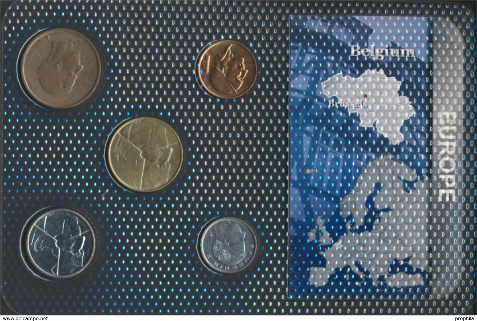 Belgien Vorzüglich Kursmünzen Vorzüglich Ab 1980 50 Centimes Bis 50 Francs Baudou (9648393 - Verzamelingen
