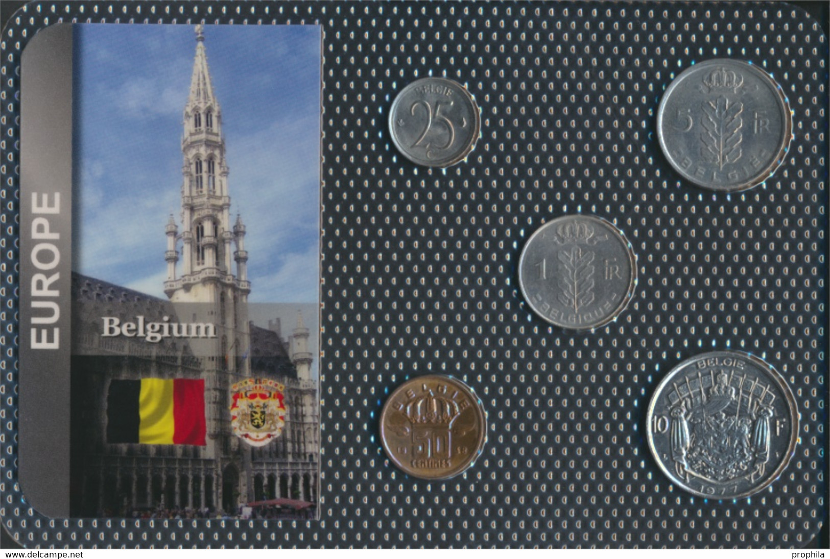 Belgien Vorzüglich Kursmünzen Vorzüglich Ab 1948 25 Centimes Bis 10 Francs (9648391 - Colecciones