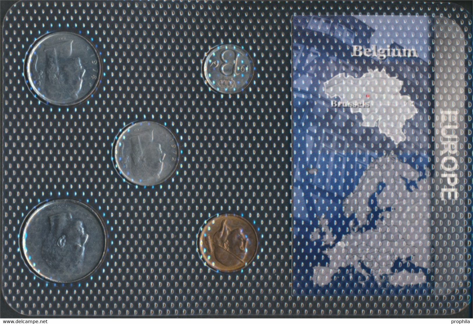 Belgien Vorzüglich Kursmünzen Vorzüglich Ab 1948 25 Centimes Bis 10 Francs (9648391 - Collections