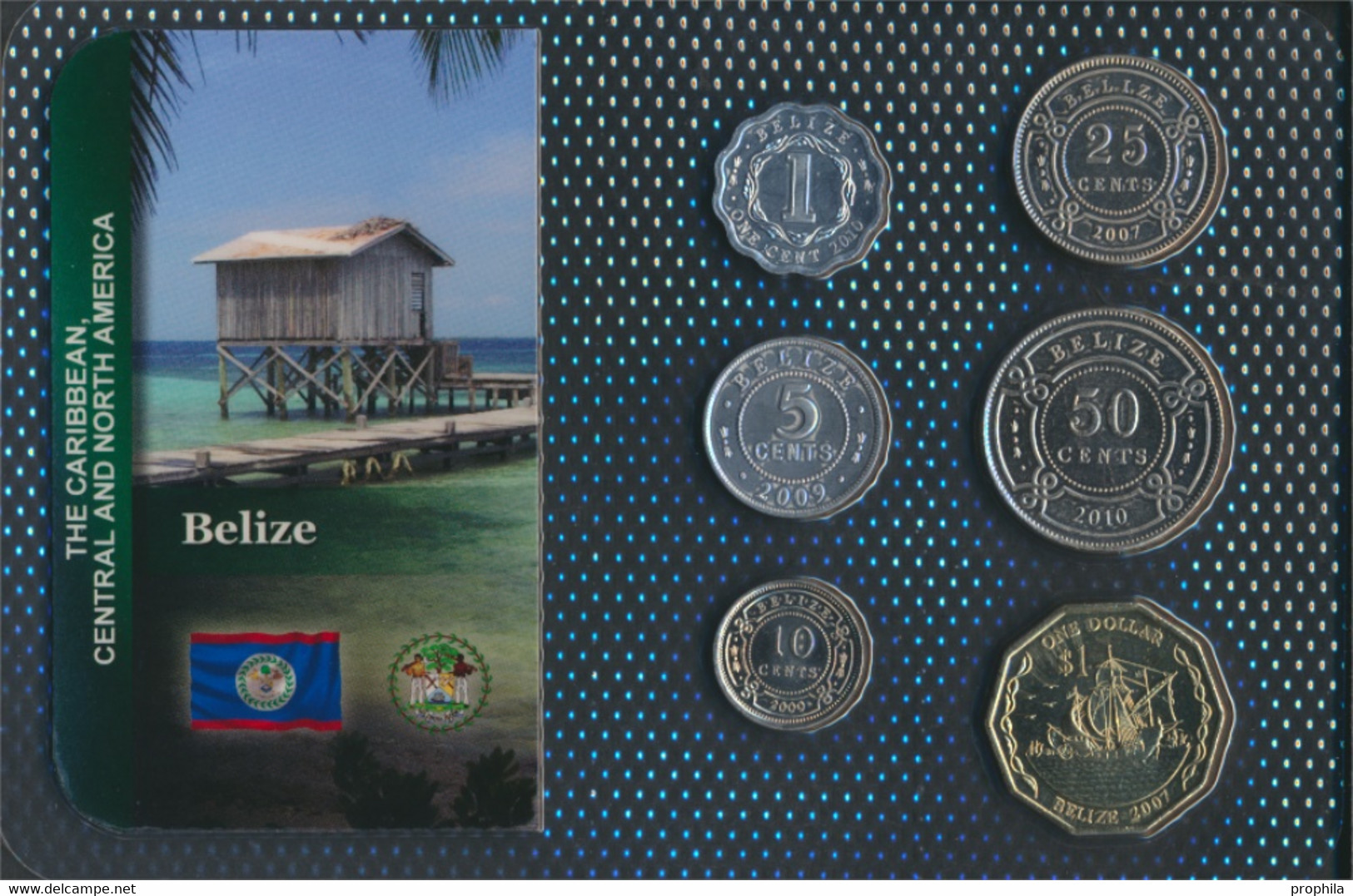 Belize Stgl./unzirkuliert Kursmünzen Stgl./unzirkuliert Ab 1974 1 Cent Bis 1 Dollar (9648386 - Belize