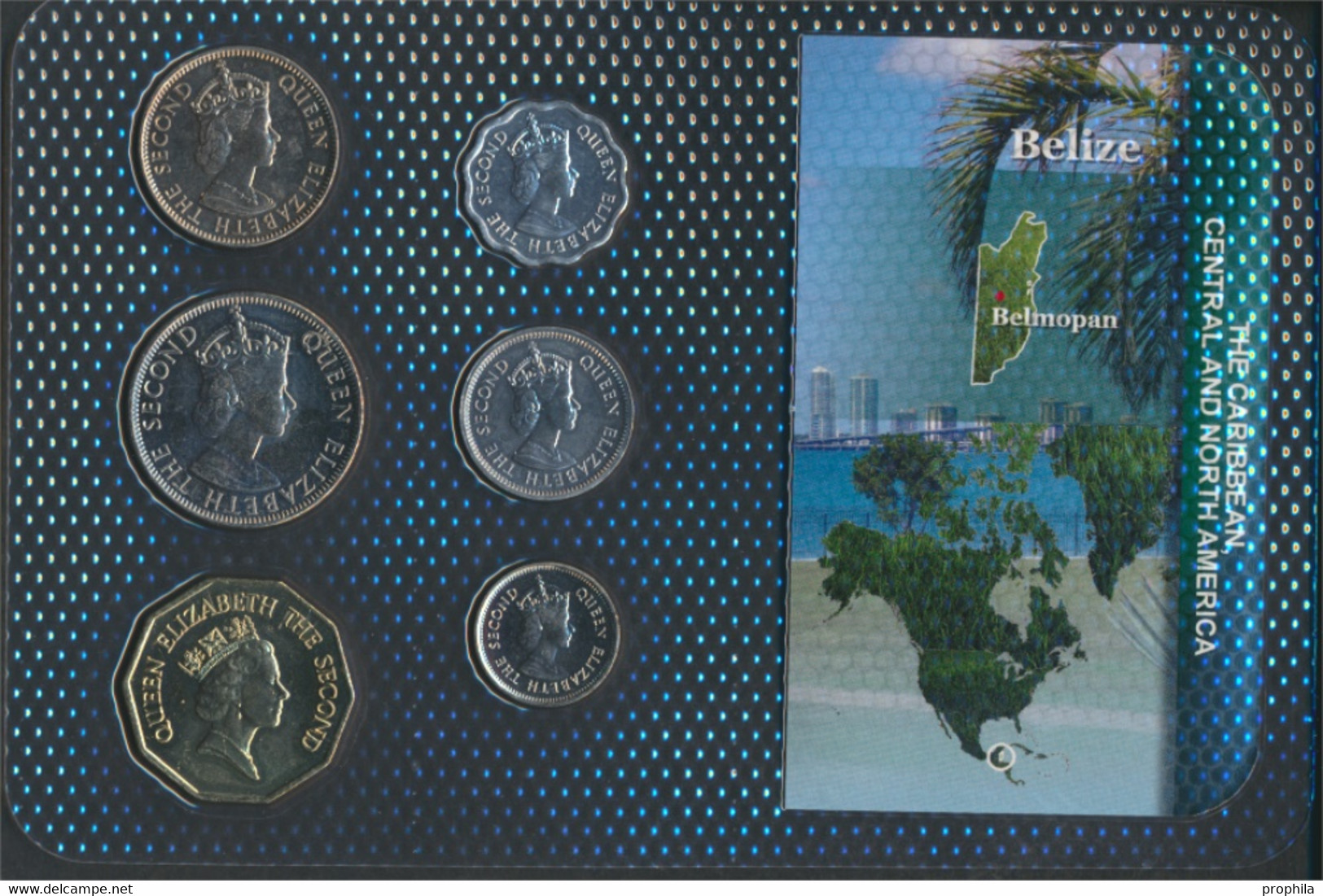 Belize Stgl./unzirkuliert Kursmünzen Stgl./unzirkuliert Ab 1974 1 Cent Bis 1 Dollar (9648386 - Belize