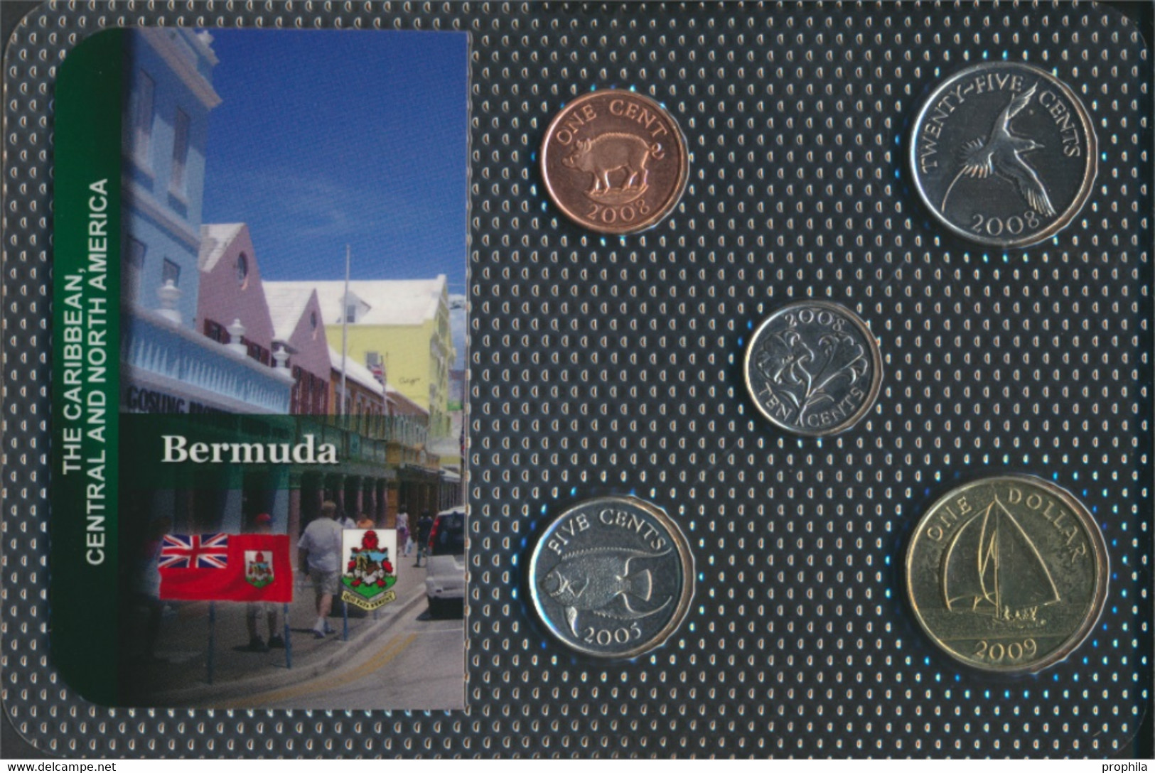 Bermuda-Inseln Stgl./unzirkuliert Kursmünzen Stgl./unzirkuliert Ab 1999 1 Cent Bis 1 Dollar (9648381 - Bermudas