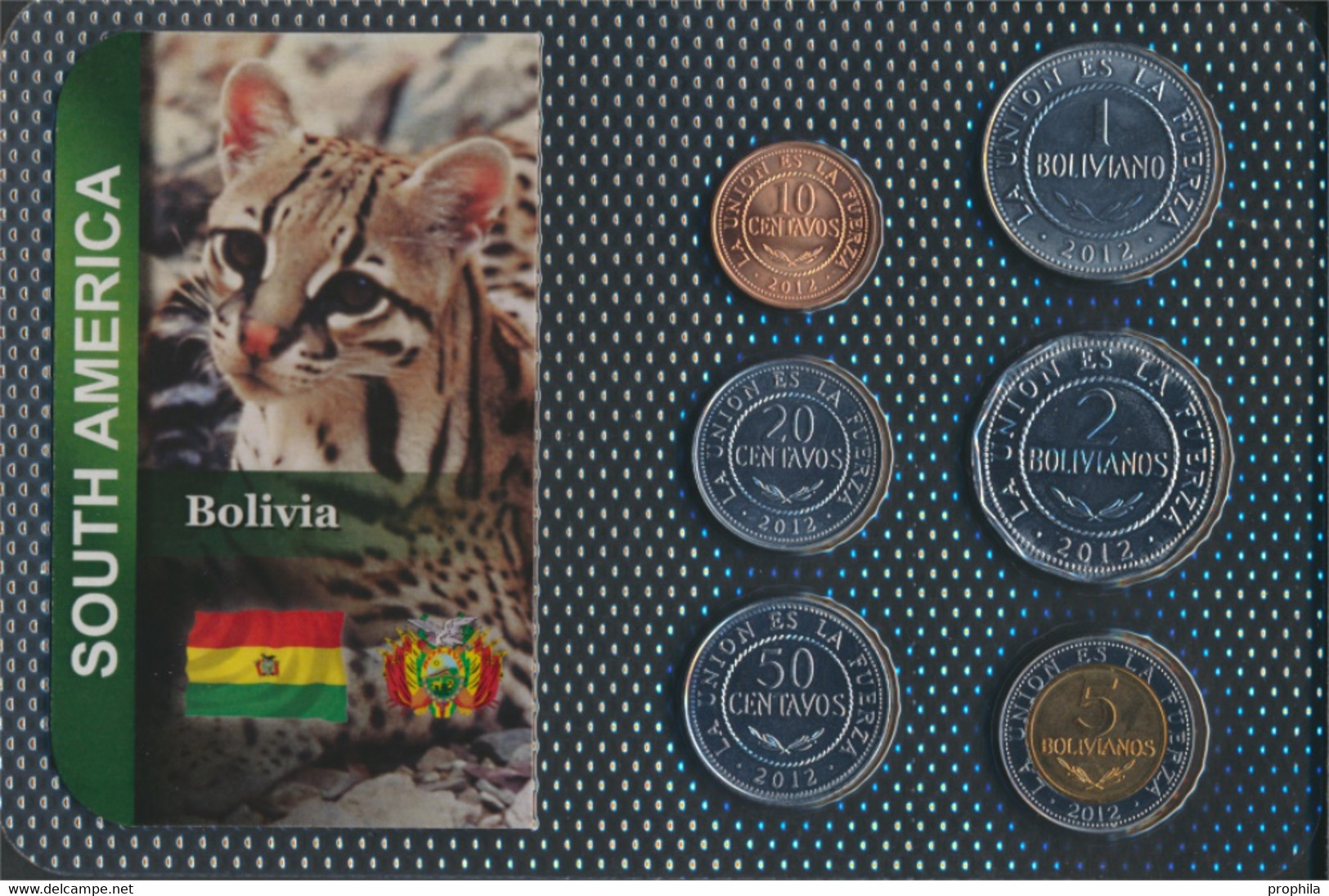 Bolivien Stgl./unzirkuliert Kursmünzen Stgl./unzirkuliert Ab 2010 10 Centavos Bis 5 Bolivianos (9648375 - Bolivie