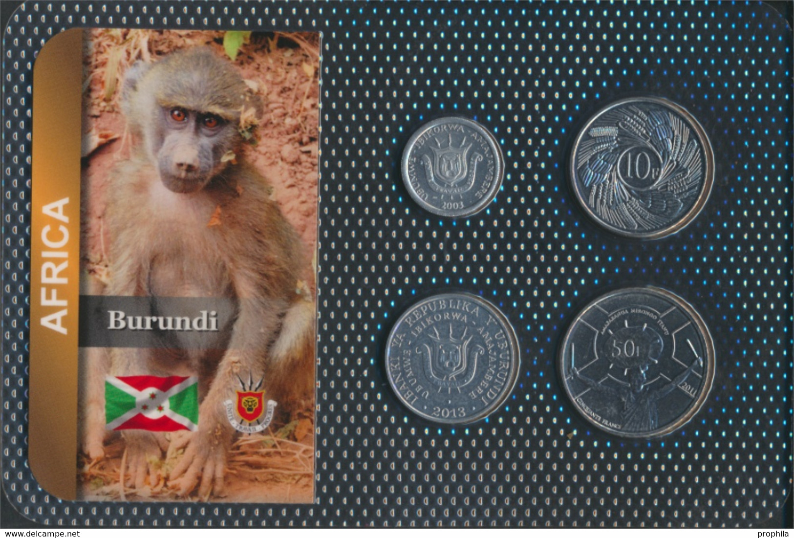 Burundi Stgl./unzirkuliert Kursmünzen Stgl./unzirkuliert Ab 1976 1 Franc Bis 50 Francs (9648540 - Burundi