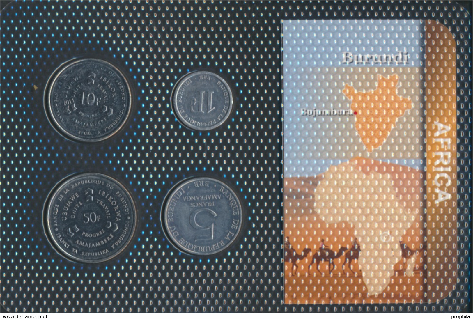 Burundi Stgl./unzirkuliert Kursmünzen Stgl./unzirkuliert Ab 1976 1 Franc Bis 50 Francs (9648540 - Burundi