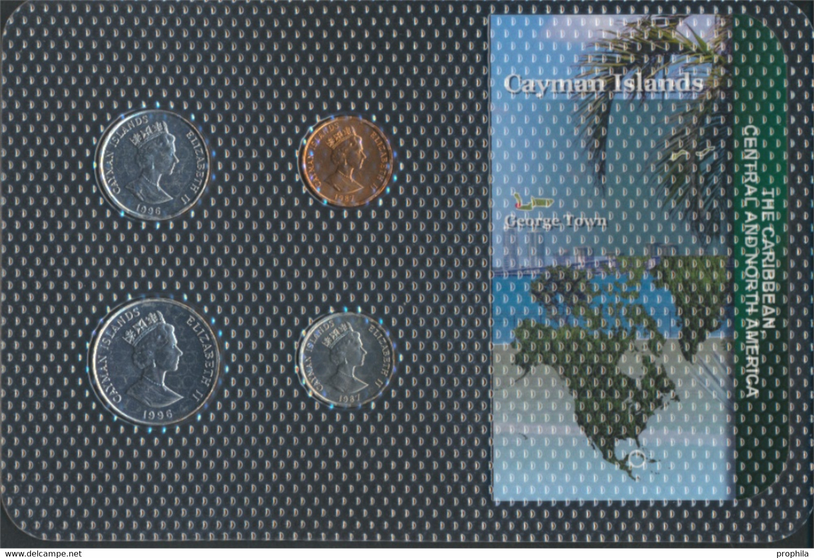 Kaimaninseln Stgl./unzirkuliert Kursmünzen Stgl./unzirkuliert Ab 1987 1 Cent Bis 25 Cents (9648528 - Kaaiman Eilanden