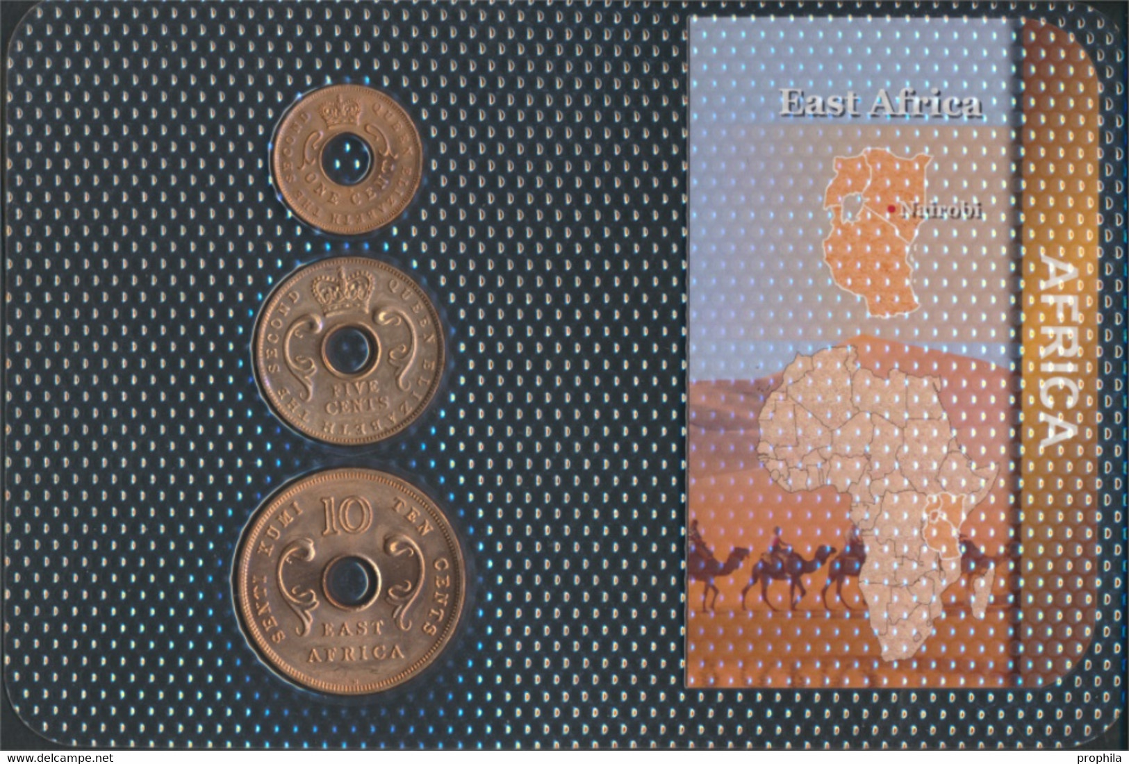 Ostafrikanische Gemeinschaft Stgl./unzirkuliert Kursmünzen Stgl./unzirkuliert Ab 1954 1 Cent Bis 10 Cents (9648475 - Non Classés