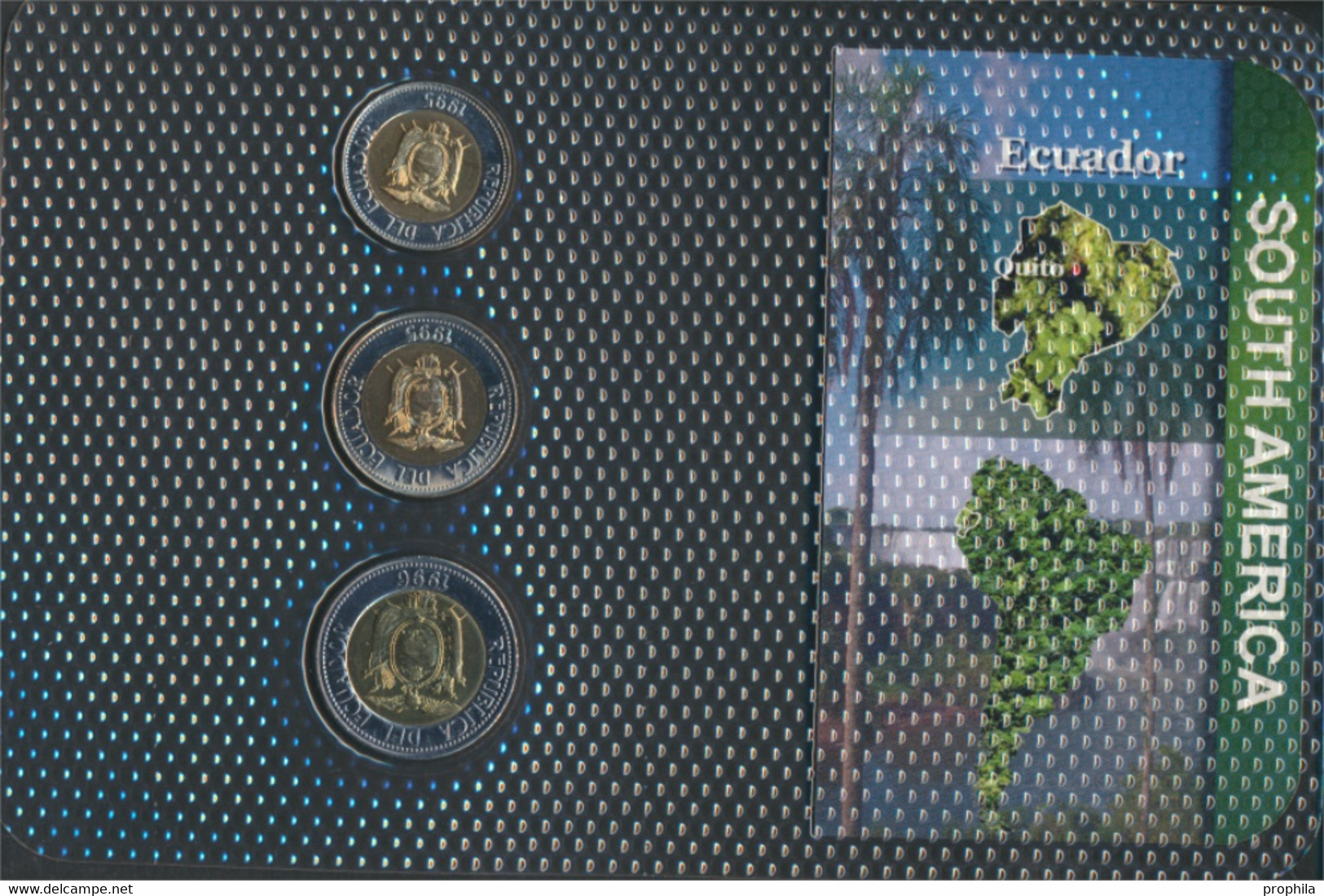 Ecuador Stgl./unzirkuliert Kursmünzen Stgl./unzirkuliert Ab 1995 100 Sucres Bis 1.000 Sucres (9648463 - Ecuador