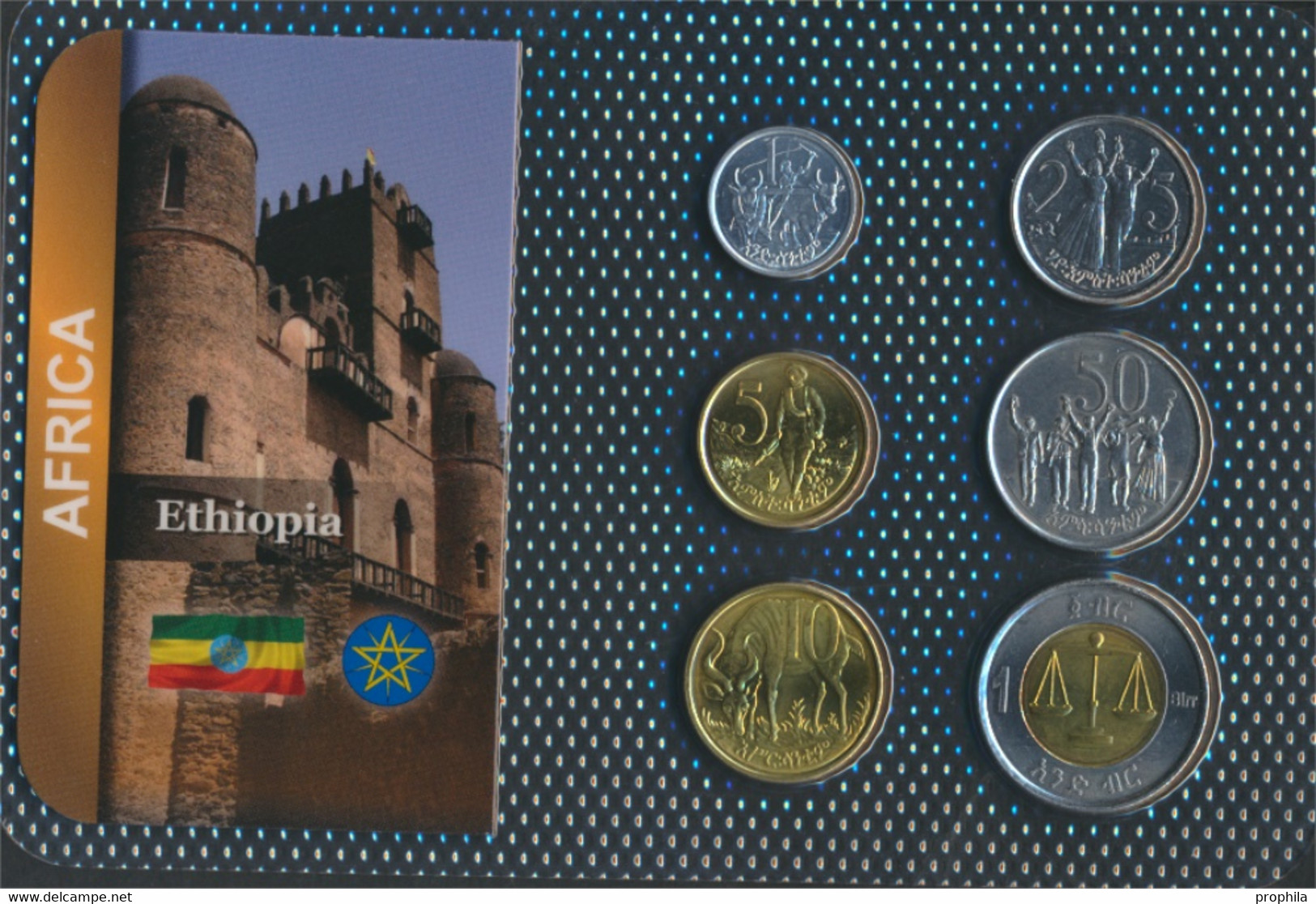 Äthiopien Stgl./unzirkuliert Stgl./unzirkuliert Ab 1977 1 Cents Bis 1 Birr (9663980 - Ethiopië