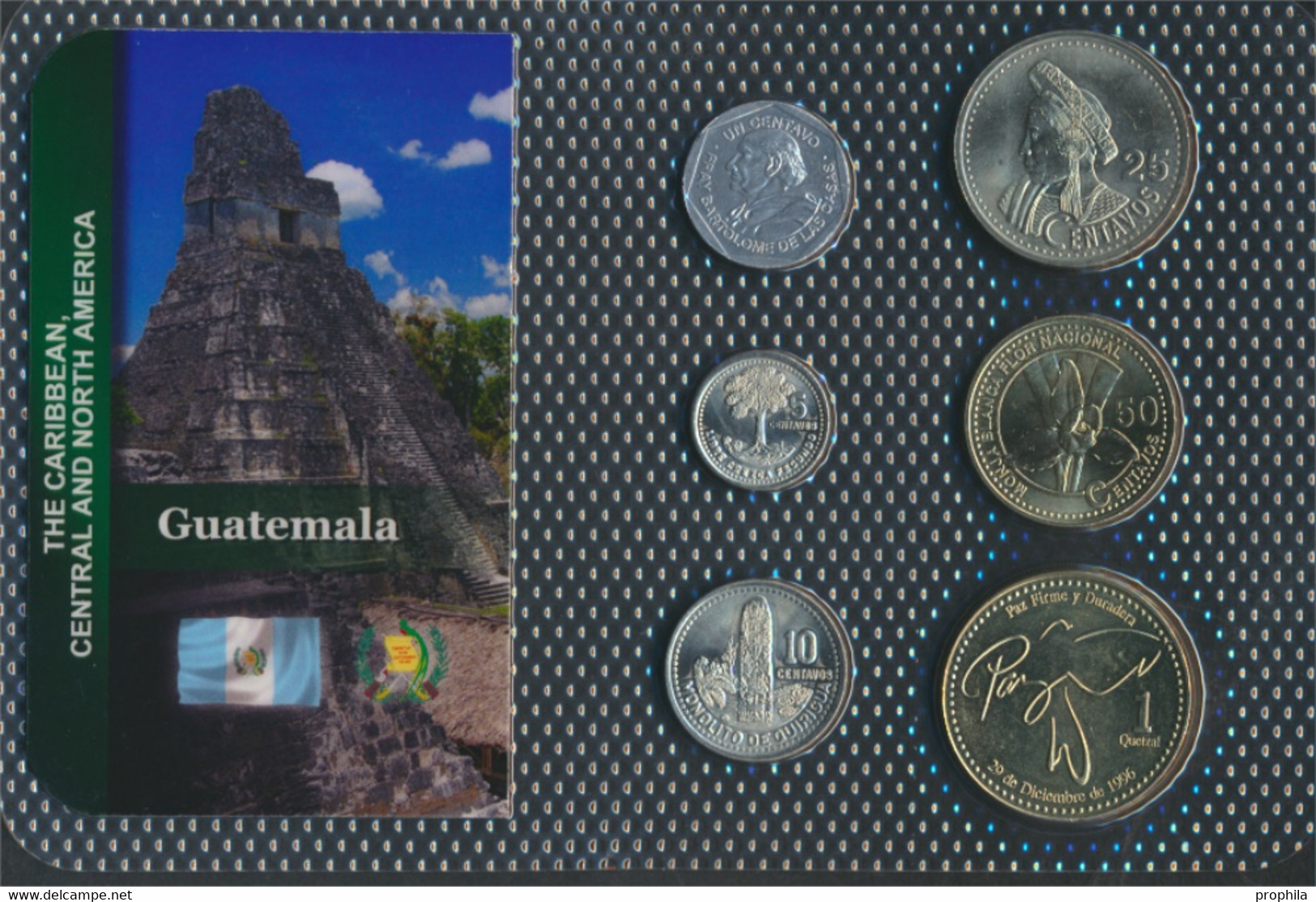 Guatemala Stgl./unzirkuliert Kursmünzen Stgl./unzirkuliert Ab 1981 1 Centavos Bis 1 Quetzal (9663942 - Guatemala